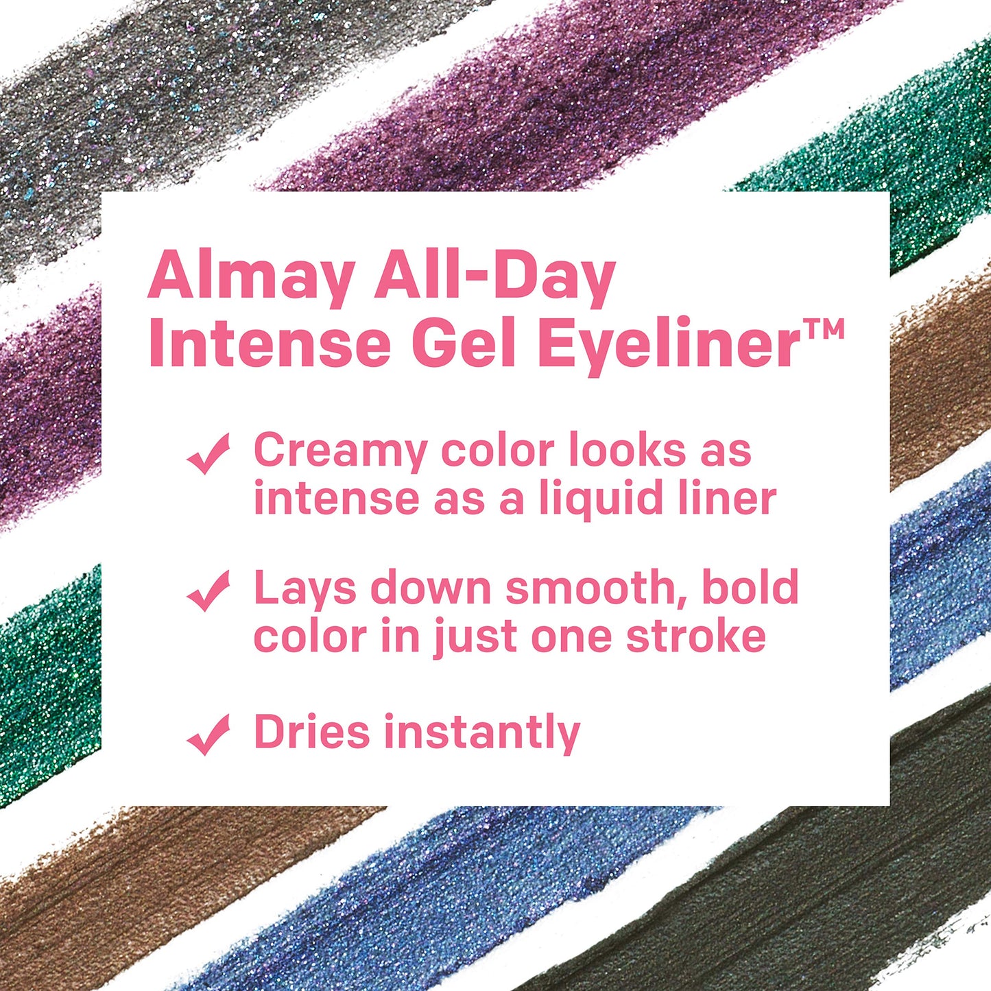 Almay Gel Eyeliner, Waterproof, Fade-Proof Eye Makeup, Easy-to-Sharpen Liner Pencil (Packaging May Vary), 130 Pure Plum, 0.045 oz Beauty & Personal Care Almay