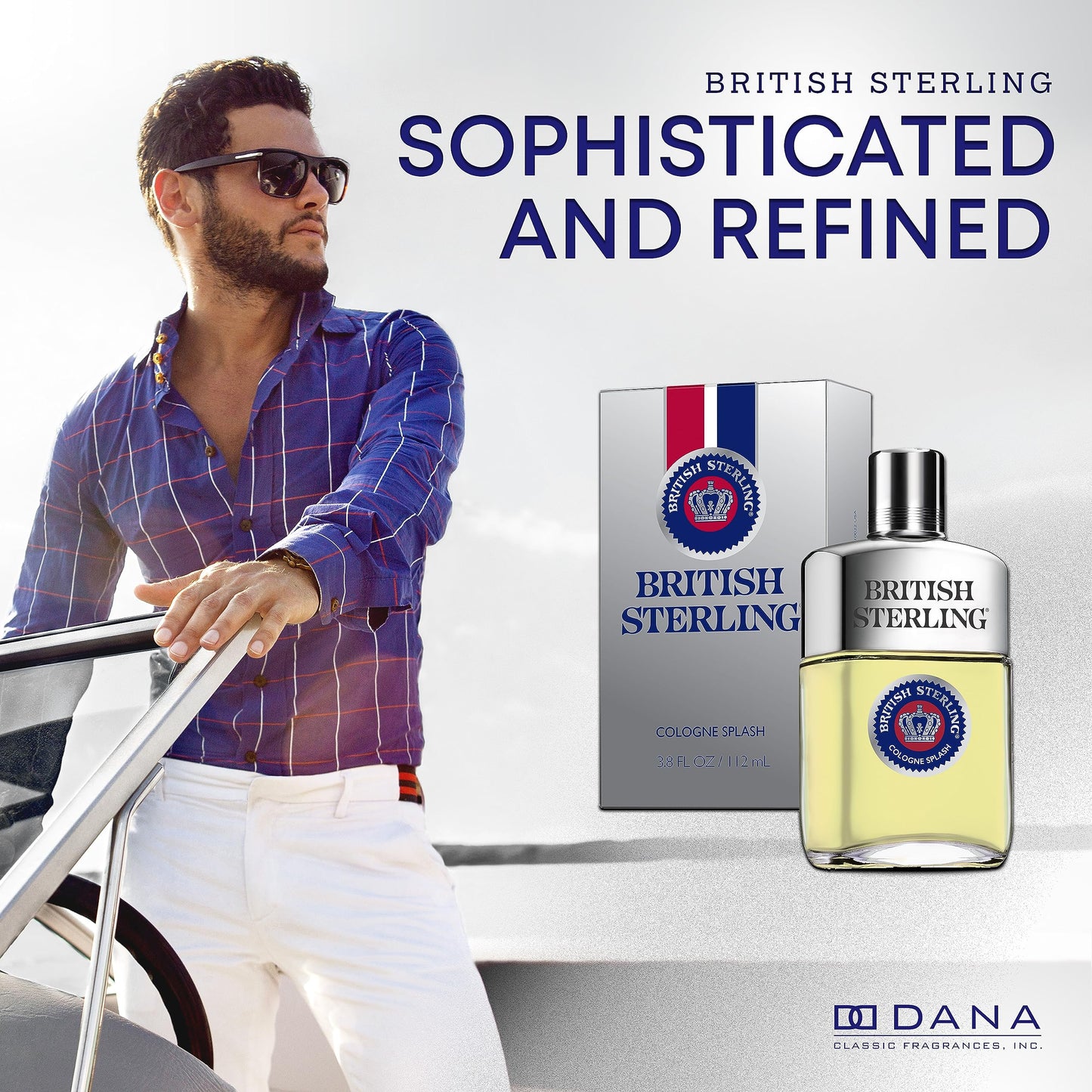British Sterling By Dana For Men. Cologne Splash, 3.8-Ounces Beauty & Personal Care Dana