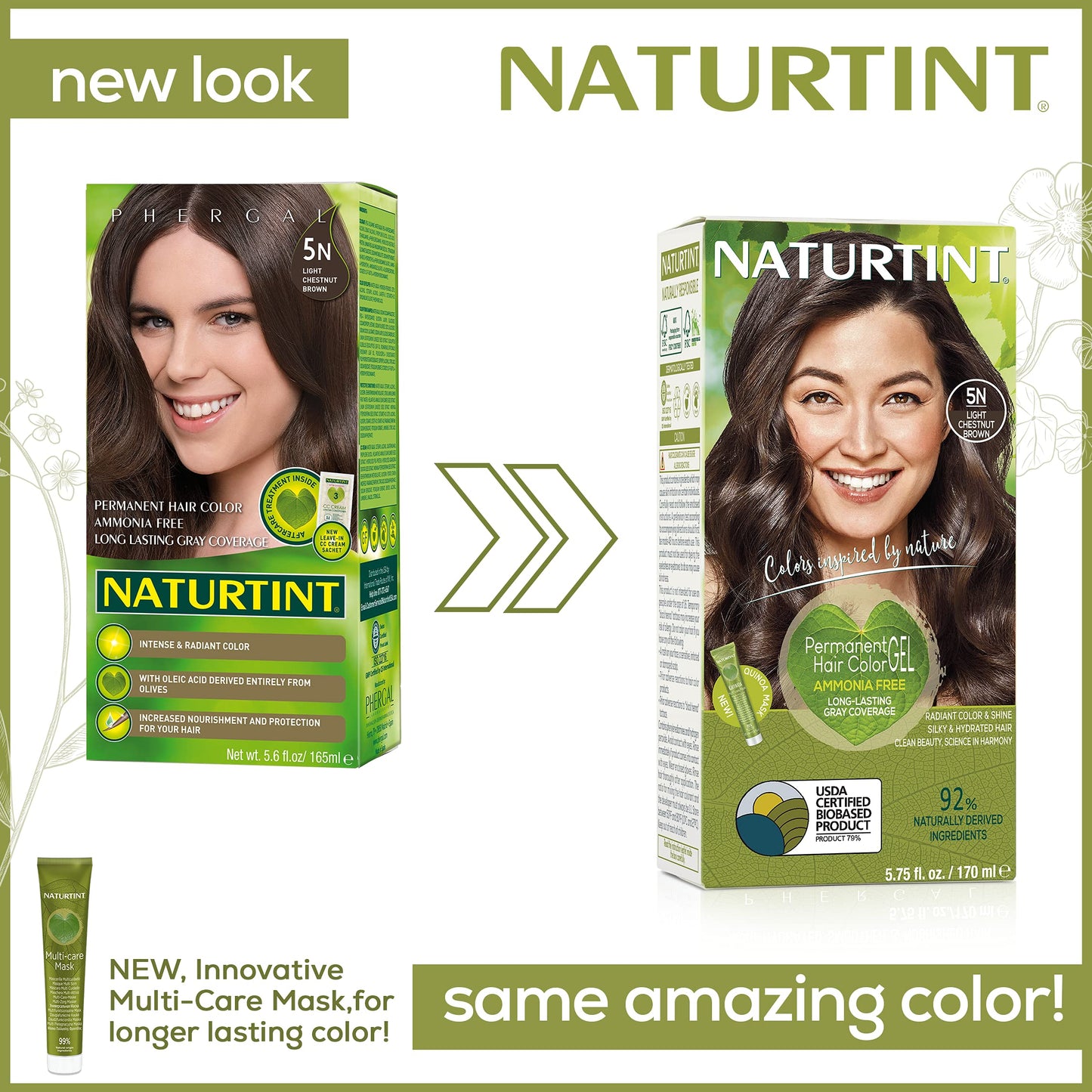 Naturtint Permanent Hair Colorant, 5.6 Ounces - Light Chestnut Brown Beauty & Personal Care Naturtint