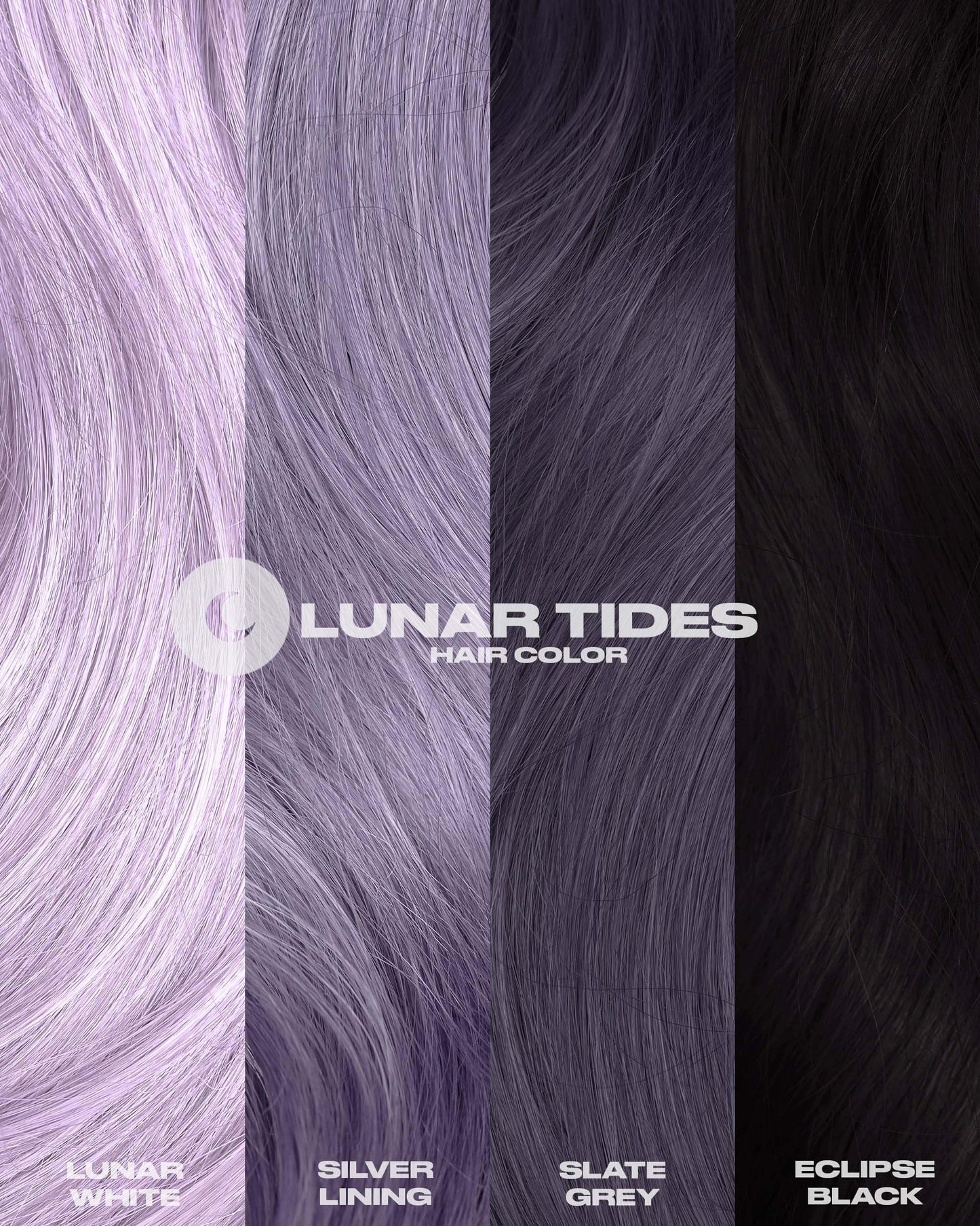 Lunar Tides Semi-Permanent Hair Color (43 colors) (Slate, 8 fl. oz.) Beauty & Personal Care Lunar Tides