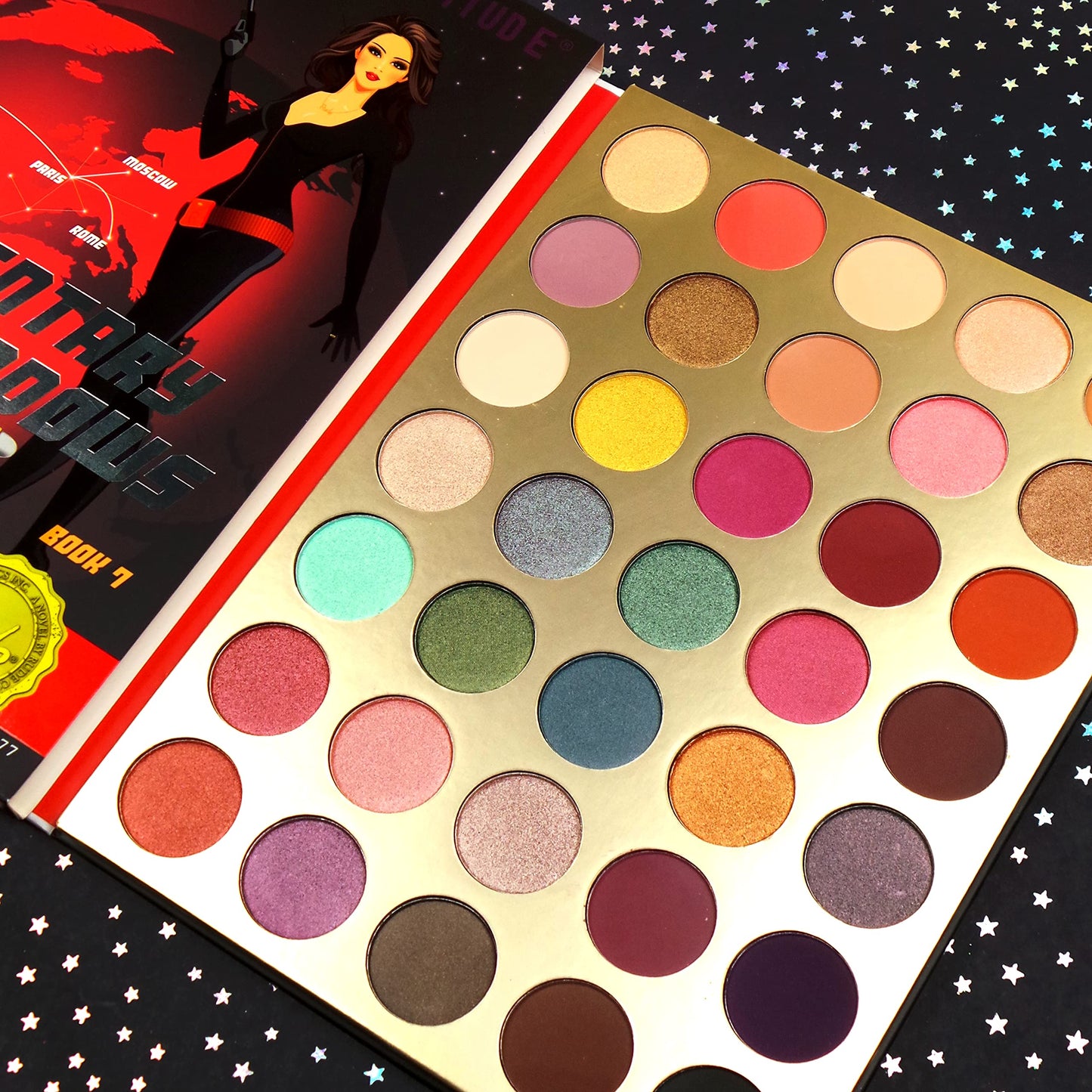 Rude Cosmetics Rudementary SpeyeShadows 35 Eyeshadows Palette - Book 7 for Women - 1.33 oz Eye Shadow Beauty & Personal Care RUDE