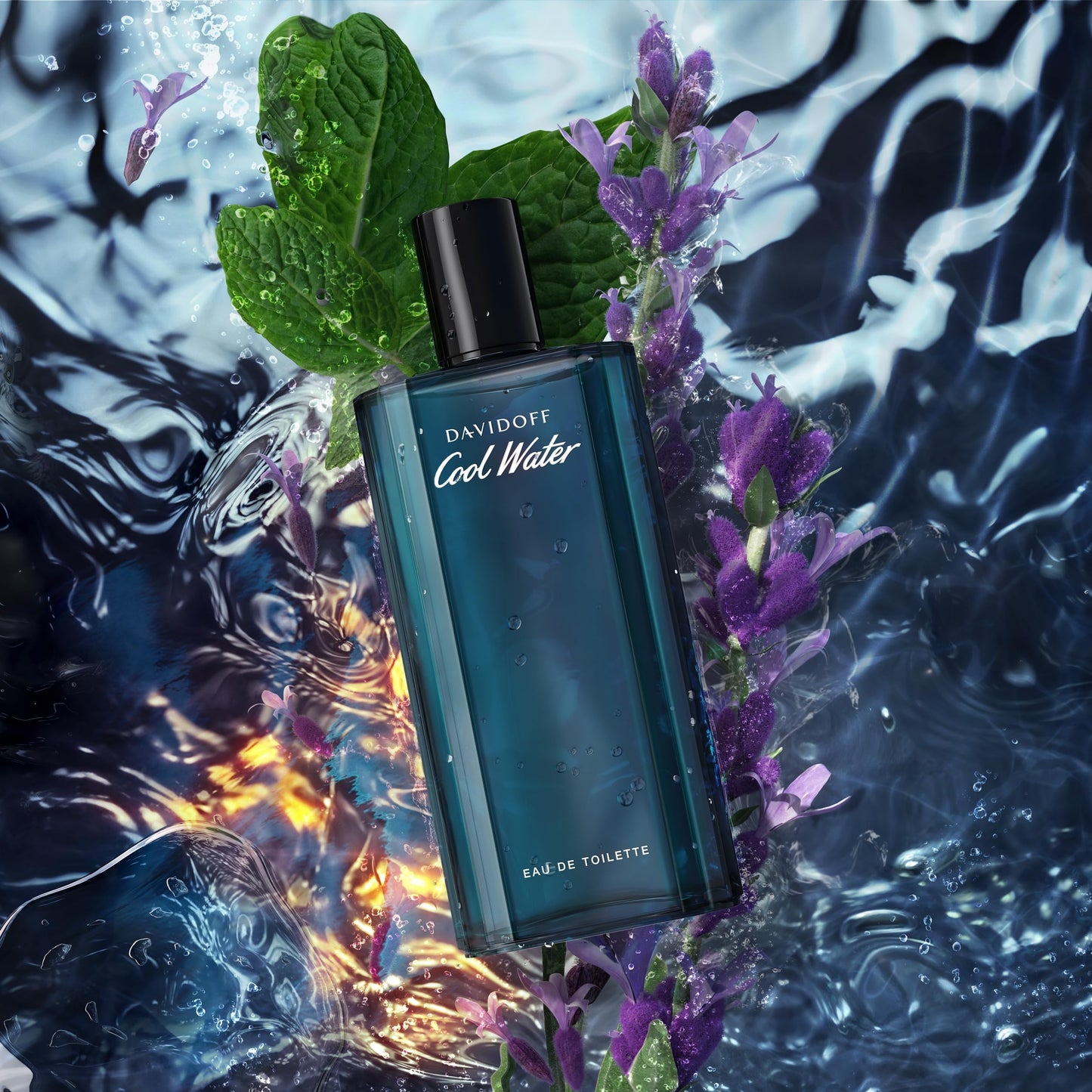 Davidoff Cool Water Eau de Toilette - Aromatic Men's Cologne - With Notes of Coriander, Mint, Lavender & Amber - Long Lasting Fragrance Beauty & Personal Care Davidoff