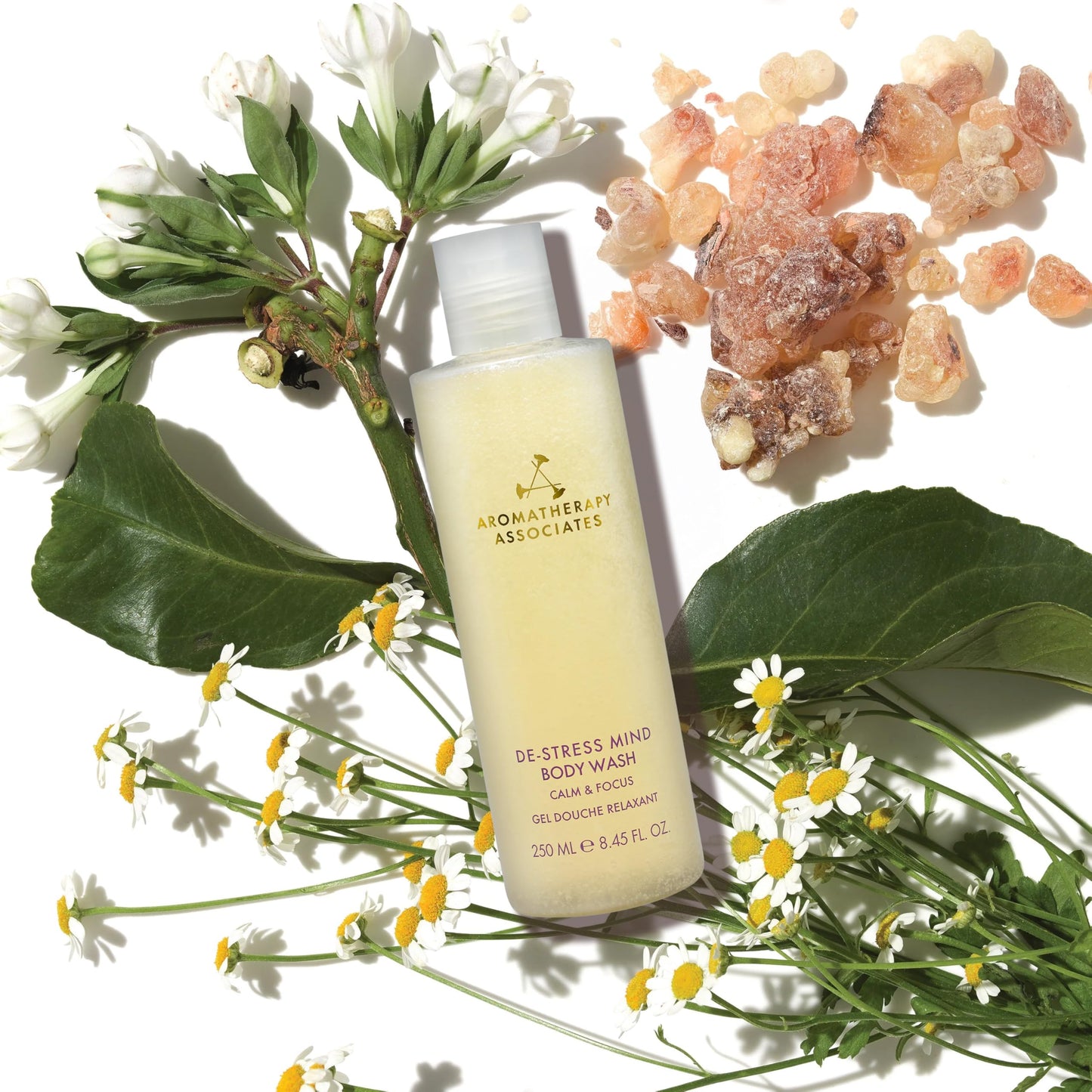 Aromatherapy Associates De-Stress Mind Body Wash, Calming & Hydrating Cleanser with Squalane, AHAs & Jojoba Beads, Moisturizing Body Wash for Dry Skin Beauty & Personal Care Aromatherapy Associates