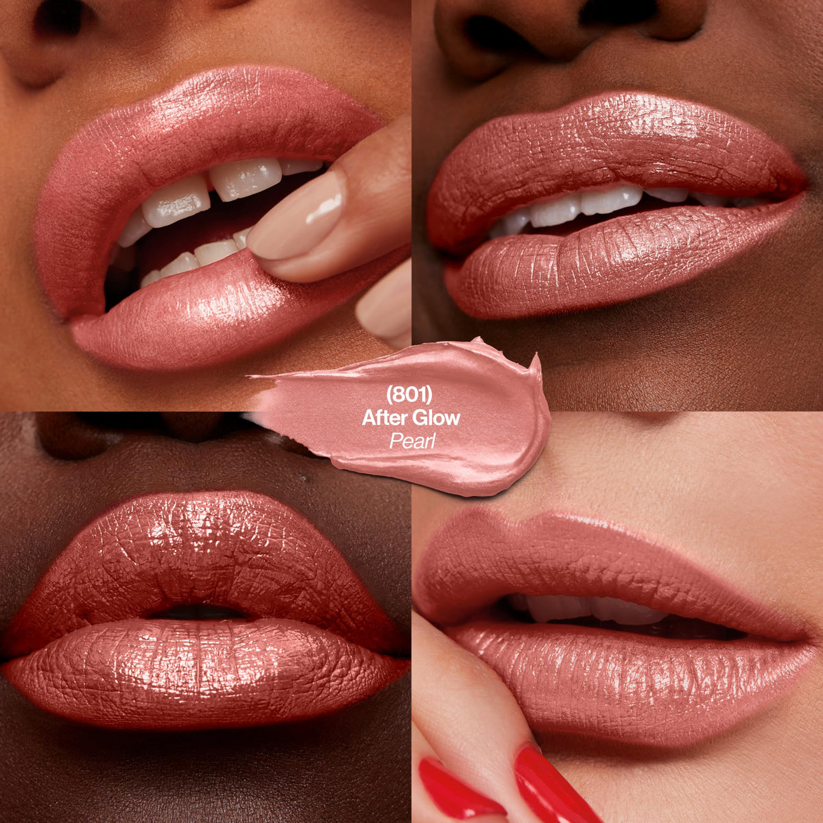 Revlon Super Lustrous Lipstick, Creamy Formula For Soft, Fuller-Looking Lips, Moisturized Feel, 801 After Glow, 0.15 oz Beauty & Personal Care REVLON