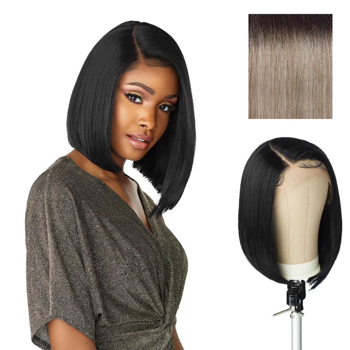 Sensationnel Butta LaceWig-Unit 1, T4/ASHBLONDE