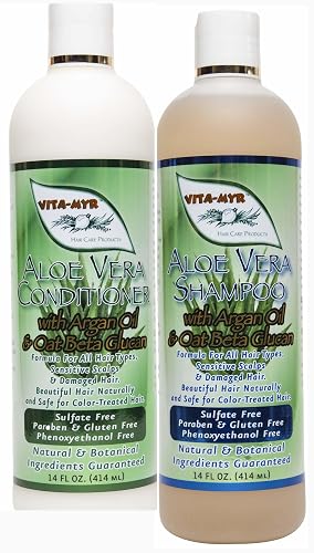 VITA-MYR Herbal Shampoo and Conditioner Set (Serene Aloe Vera) Beauty & Personal Care VITA-MYR