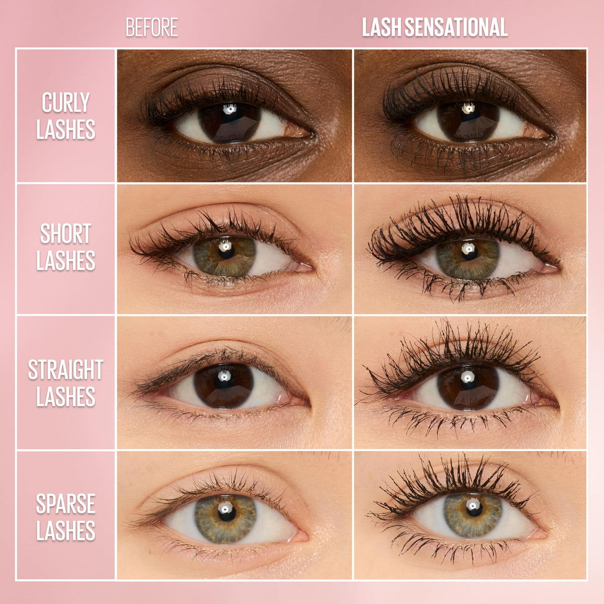 Maybelline New York Lash Sensational Mascara, Brownish Black, 0.32 Fluid Ounce