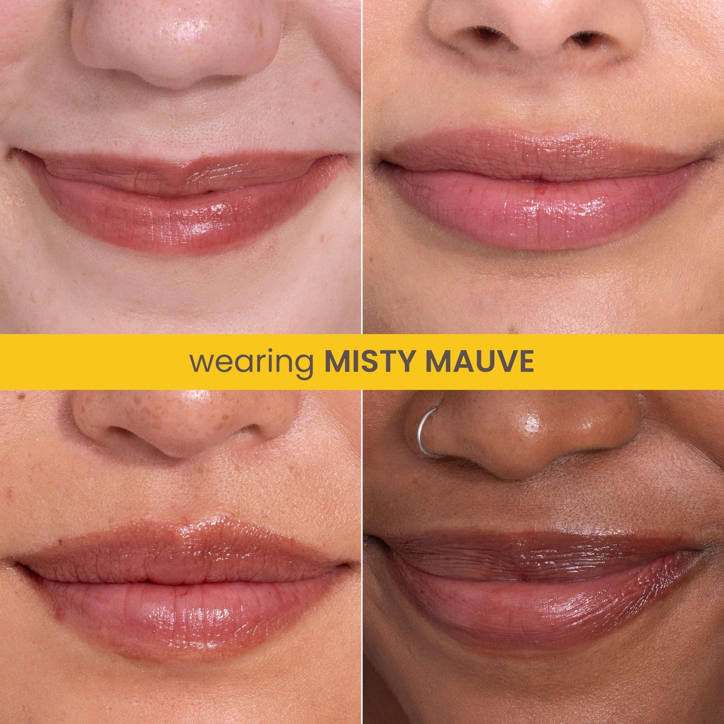 Burt’s Bees Tinted Boosted Balm, Misty Mauve, Hydrating Tinted Lip Balm with Vitamin C, E, and F Core, 24 Hour Lip Moisturizer with Responsibly Beauty and Personal Care Burt's Bees