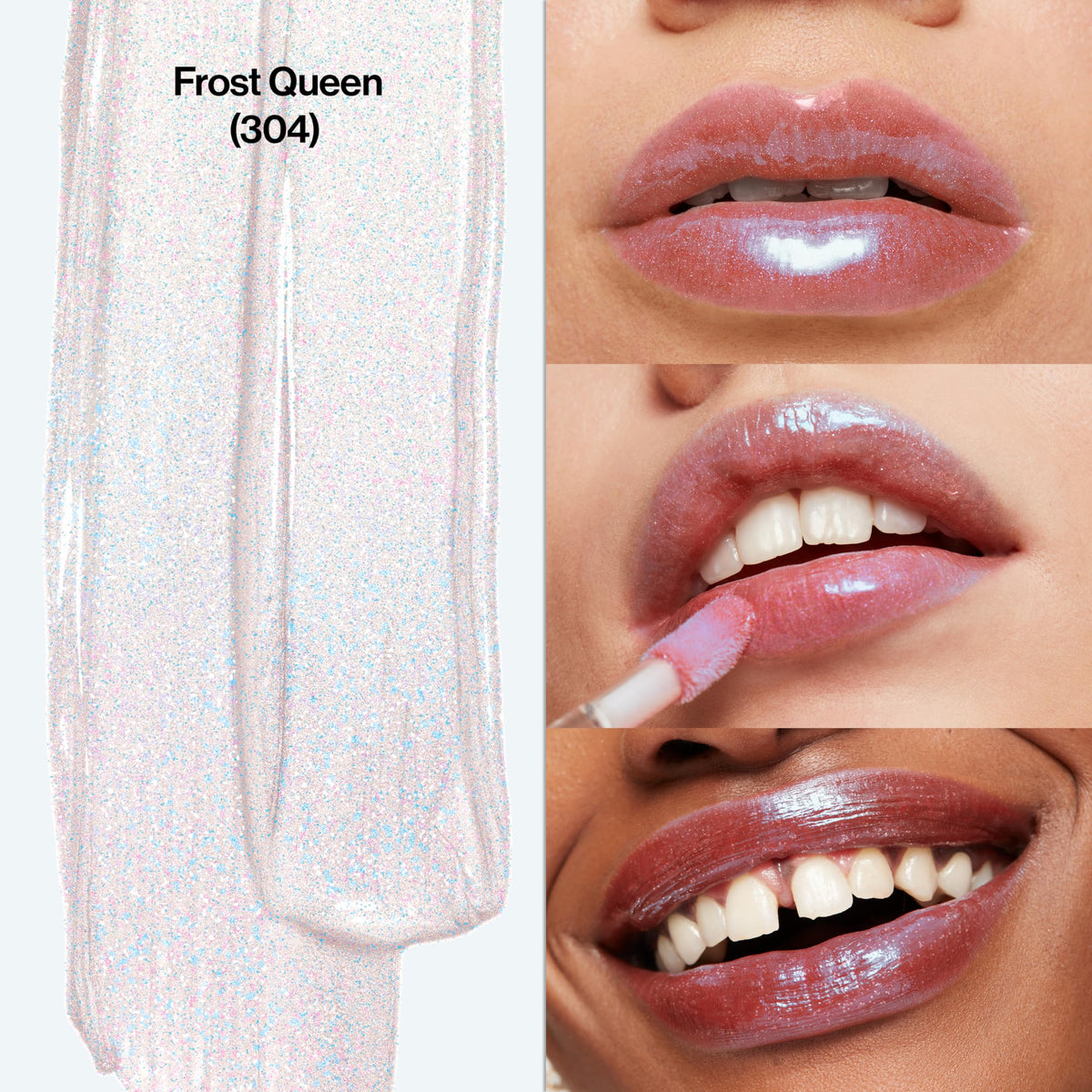 Revlon Super Lustrous Lip Gloss, Non-Sticky, Hydrating, High Shine Finish, 304 Frost Queen, 0.13 oz Beauty & Personal Care REVLON