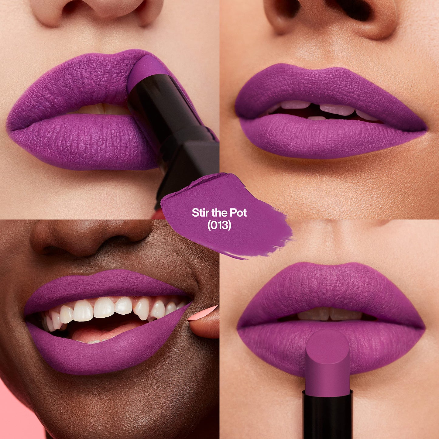 Revlon Lipstick, ColorStay Suede Ink, Built-in Primer, Infused with Vitamin E, Waterproof, Smudge-proof, Matte Color, 013 Stir The Pot, 0.09 oz Beauty & Personal Care REVLON