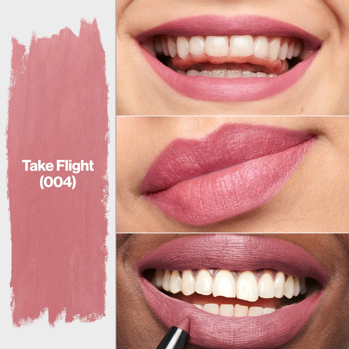 REVLON ColorStay Matte Lite Crayon Lipstick with Built-in Sharpener, Smudge-proof, Water-Resistant Non-Drying Lipcolor, 004 Take Flight, 0.049 oz Beauty & Personal Care REVLON