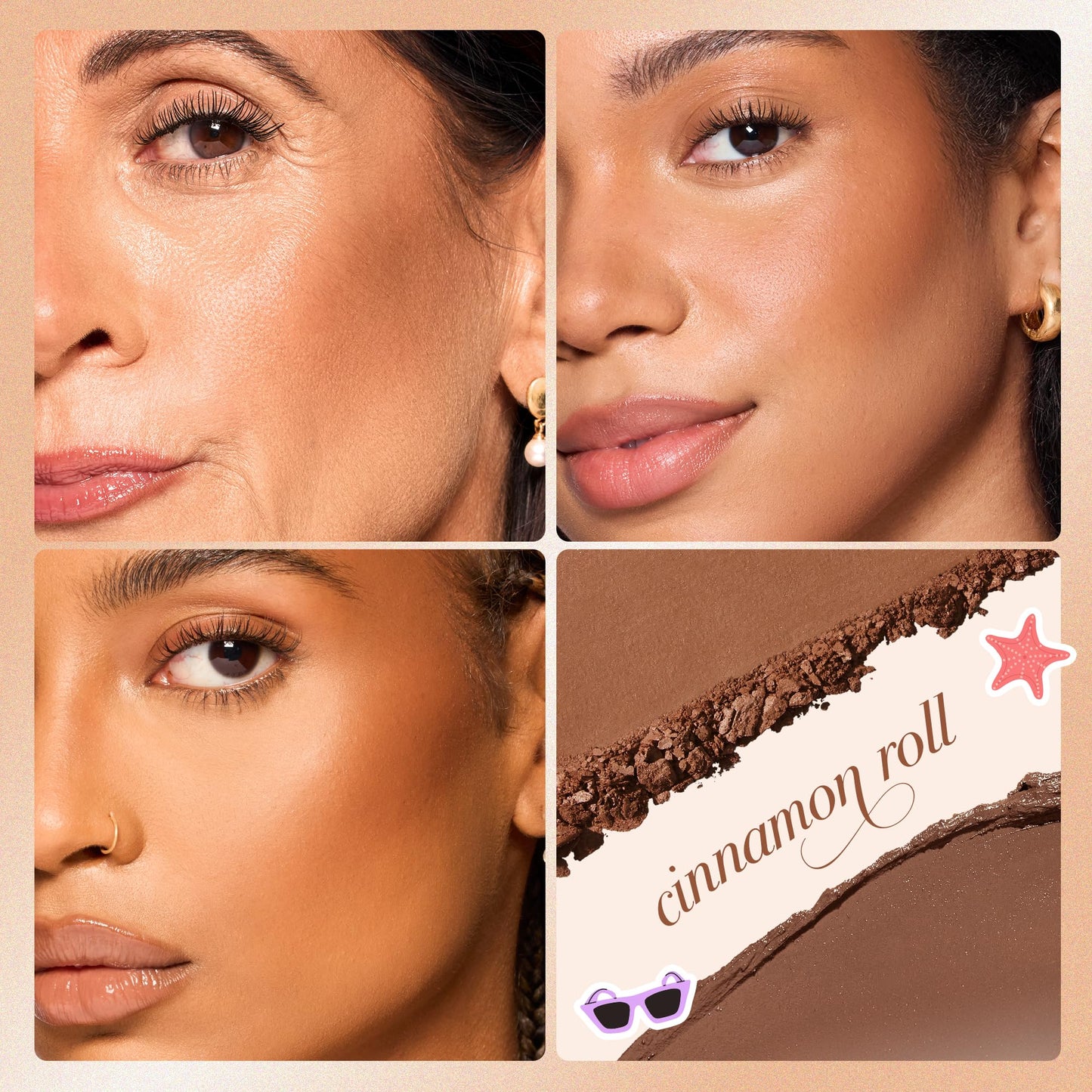 tarte macaron sculpt & bronze duo - 2-in-1 Cream + Baked Powder Bronzer, Contour Powder Face Makeup, Peptides and Hyaluronic Acid Hydrates & Plumps Beauty & Personal Care tarte