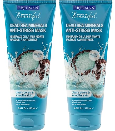 Freeman Feeling Beautiful Dead Sea Minerals Clay Mask, 6-Ounce, 2 Count Beauty & Personal Care Freeman