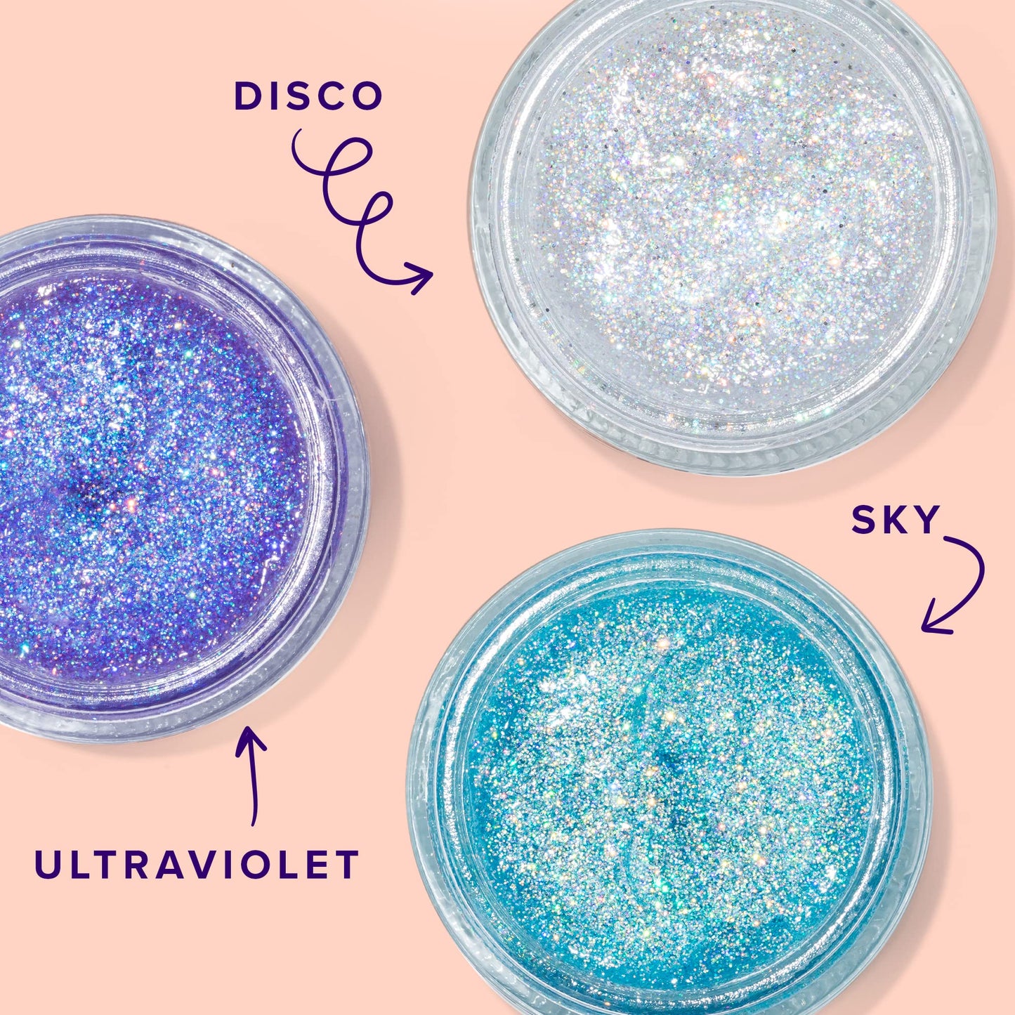 UNICORN SNOT Holographic Face Glitter & Body Glitter Gel | Hair Glitter, Vegan & Cruelty-Free, 1.7 oz 3-Pack (Disco/UV/Sky) Beauty & Personal Care UNICORN SNOT