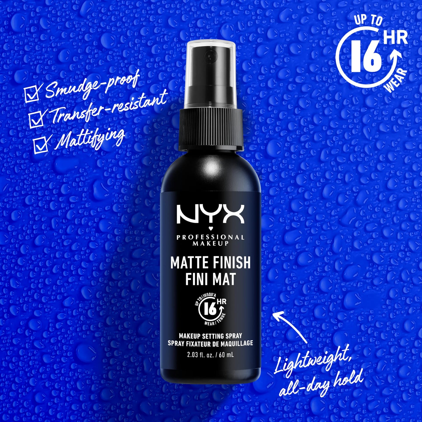 NYX PROFESSIONAL MAKEUP Makeup Setting Spray Duo Holiday Gift Set - Matte Finish, Long-Lasting Face Mist for up to 16HR Wear, Vegan Formula (Full Beauty & Personal Care NYX PROFESSIONAL MAKEUP