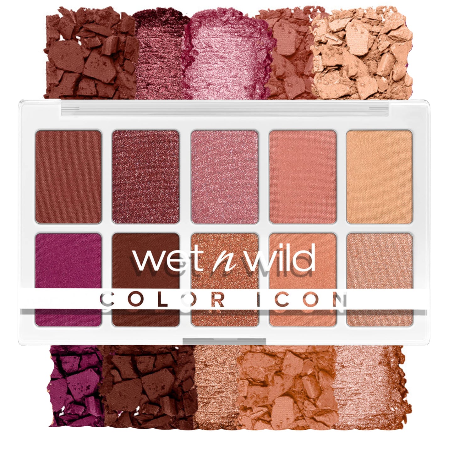 wet n wild Color Icon 10-Pan Eyeshadow Makeup Palette, Long Lasting, Shimmer, Metallic, Glittery, Matte, Rich Smooth Pigment, Cruelty Free - Pink Beauty & Personal Care wet n wild