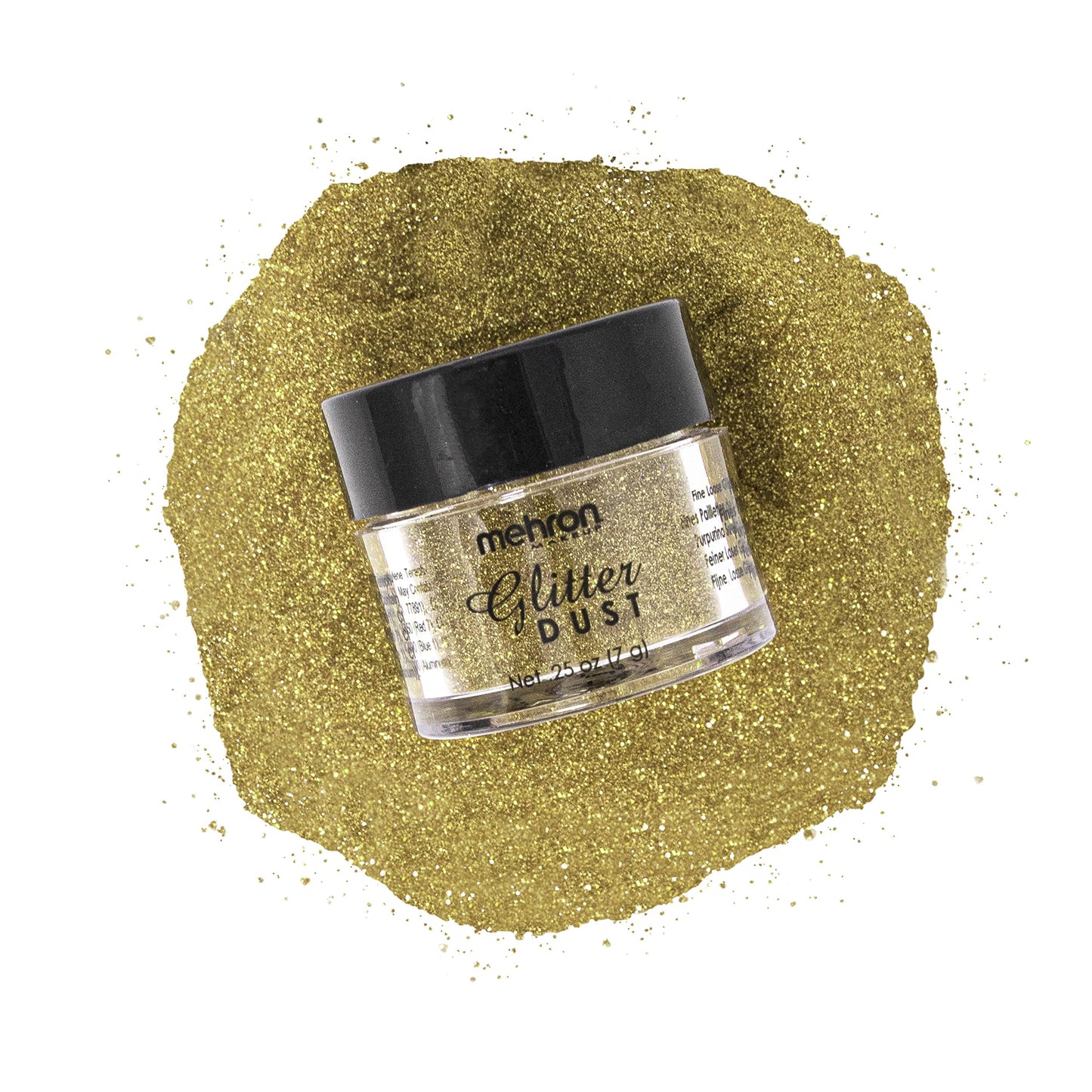 Mehron Makeup Paradise Glitter FX | Professional Cosmetic for Makeup & Art | Vibrant & Shimmering Loose Glitter .25 oz (7 g) (Gold) Beauty & Personal Care Mehron