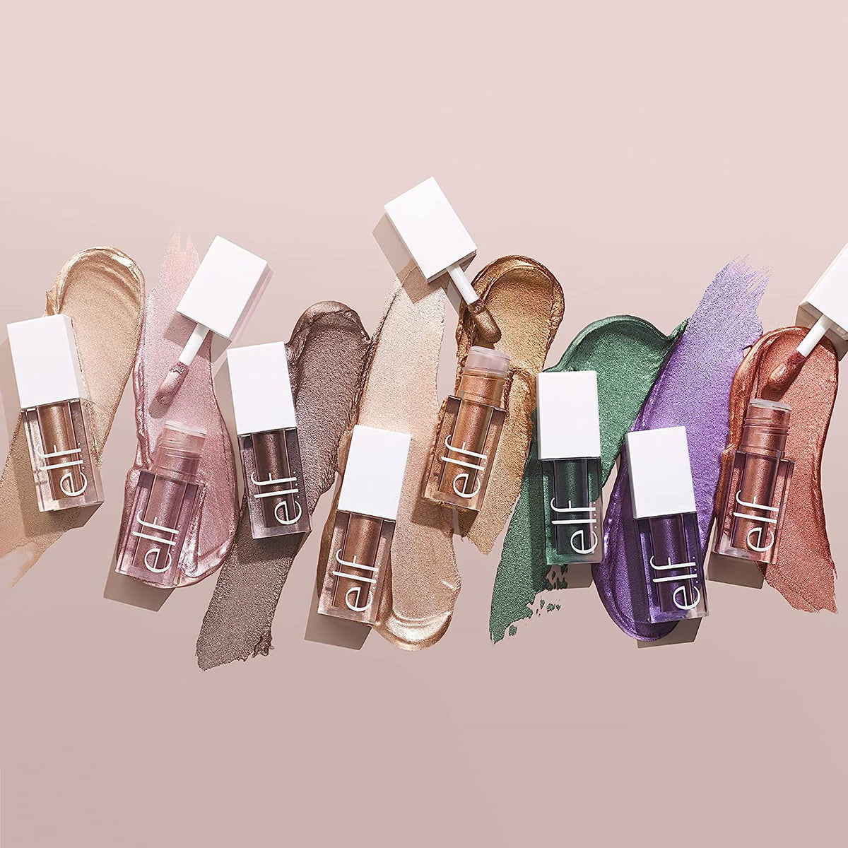e.l.f. Liquid Metallic Eyeshadow, Gel Formula, High-Impact Multi-Dimensional Finish, One-Swipe Coverage, Supernova, 0.1 Fl Oz (3mL) Beauty & Personal Care e.l.f.