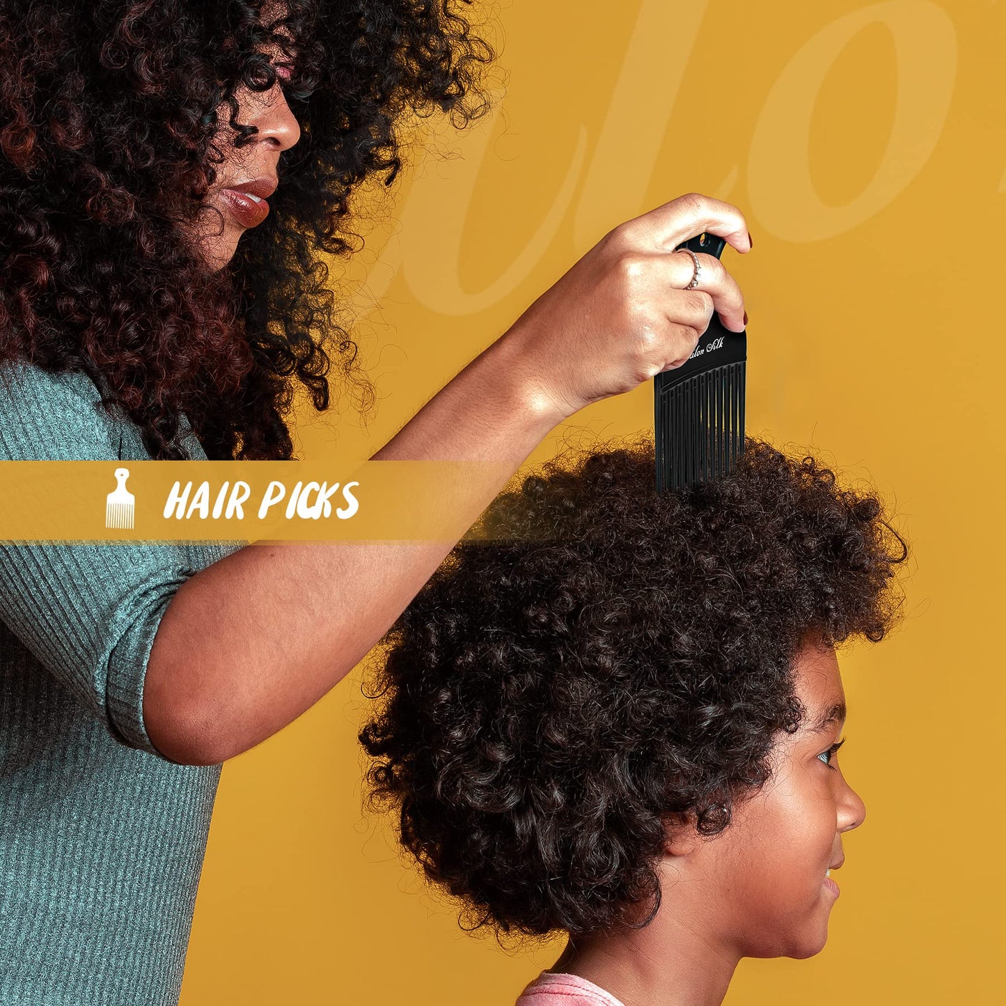 SalonSilk Professional Combs Set for Natural Black Curly Hair for Ladies Beauty and Personal Care SALON SILK