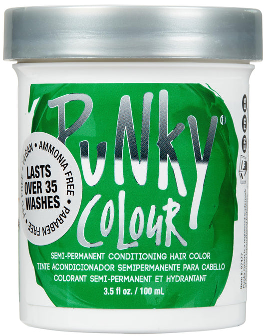 Punky Apple Green Semi Permanent Hair Color - Vegan & Cruelty-Free Conditioning Hair Dye, Lasts Up to 35 Washes, 3.5 fl oz Beauty & Personal Care Punky