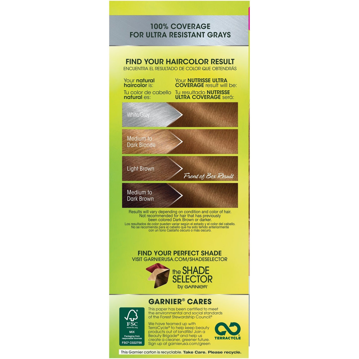 Garnier Hair Color Nutrisse Ultra Coverage Nourishing Creme, 630 Deep Light Golden Brown (Toffee Nut) Permanent Hair Dye, 1 Count (Packaging May Vary) Beauty & Personal Care Garnier