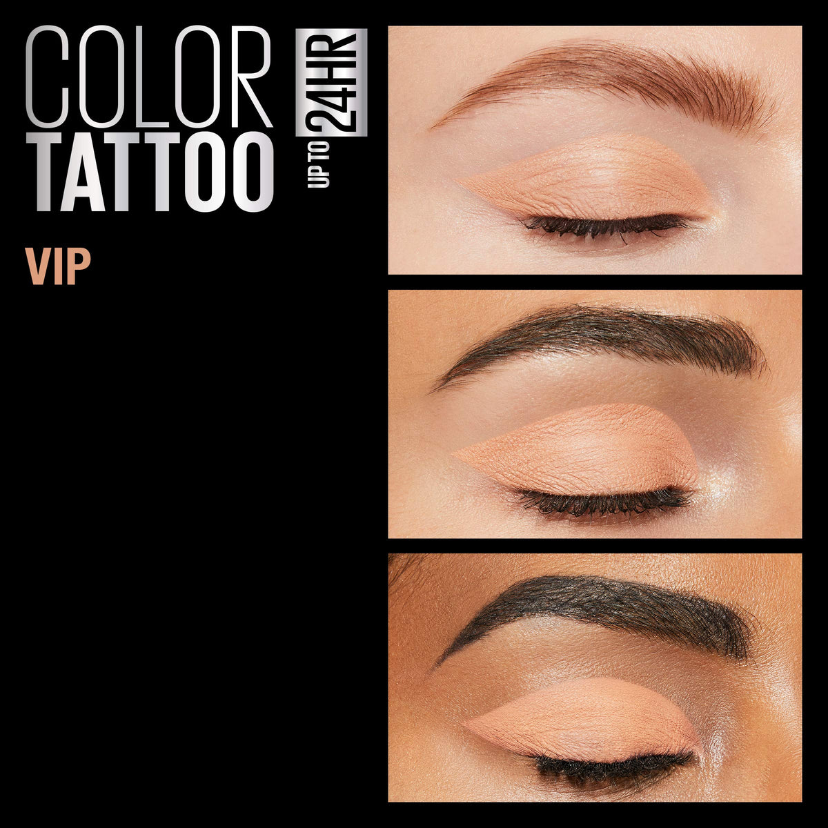 Maybelline New York Color Tattoo 24 Hour Longwear Cream Eyeshadow Makeup, V.I.P, 0.14 Ounce