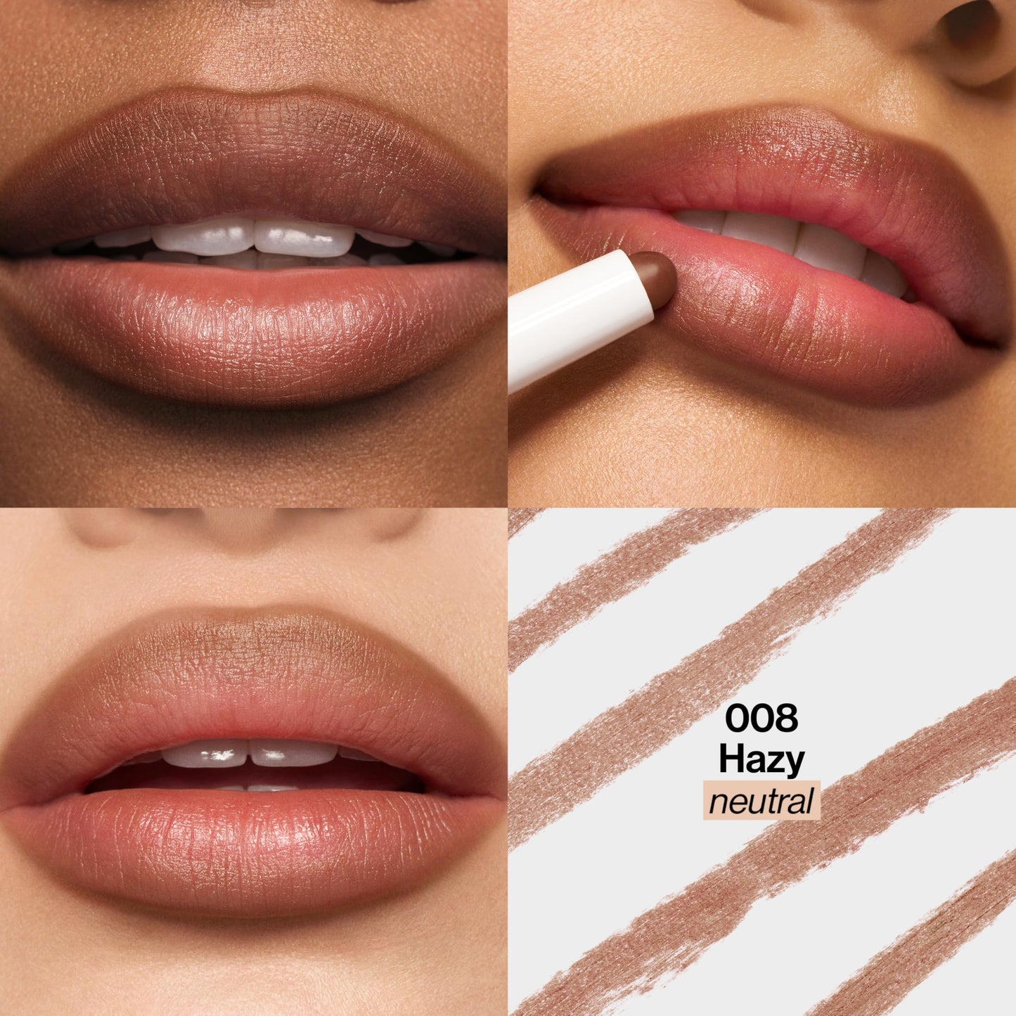 REVLON PhotoReady Blur Liner, Soft Matte Lip Makeup to Overline for Instant Natural, Fuller-Looking Lips, 008 Hazy, 0.05 oz Beauty & Personal Care REVLON