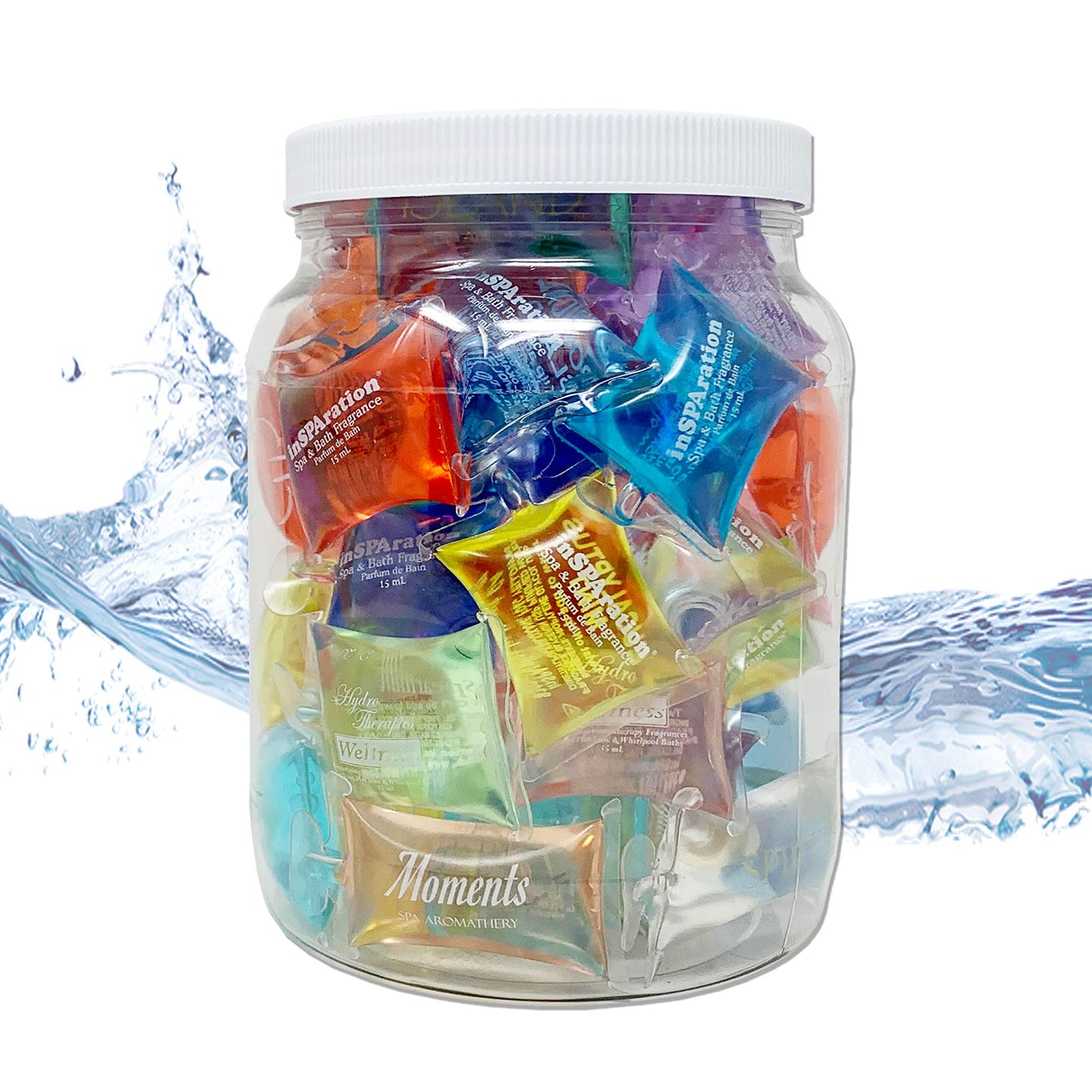 InSPAration 152 Hot Tub Spa & Bath Aromatherapy Fragrance Assortment-50 Pillow Packs Fish Bowl 50pk Assortment, Multiple Beauty and Personal Care InSPAration