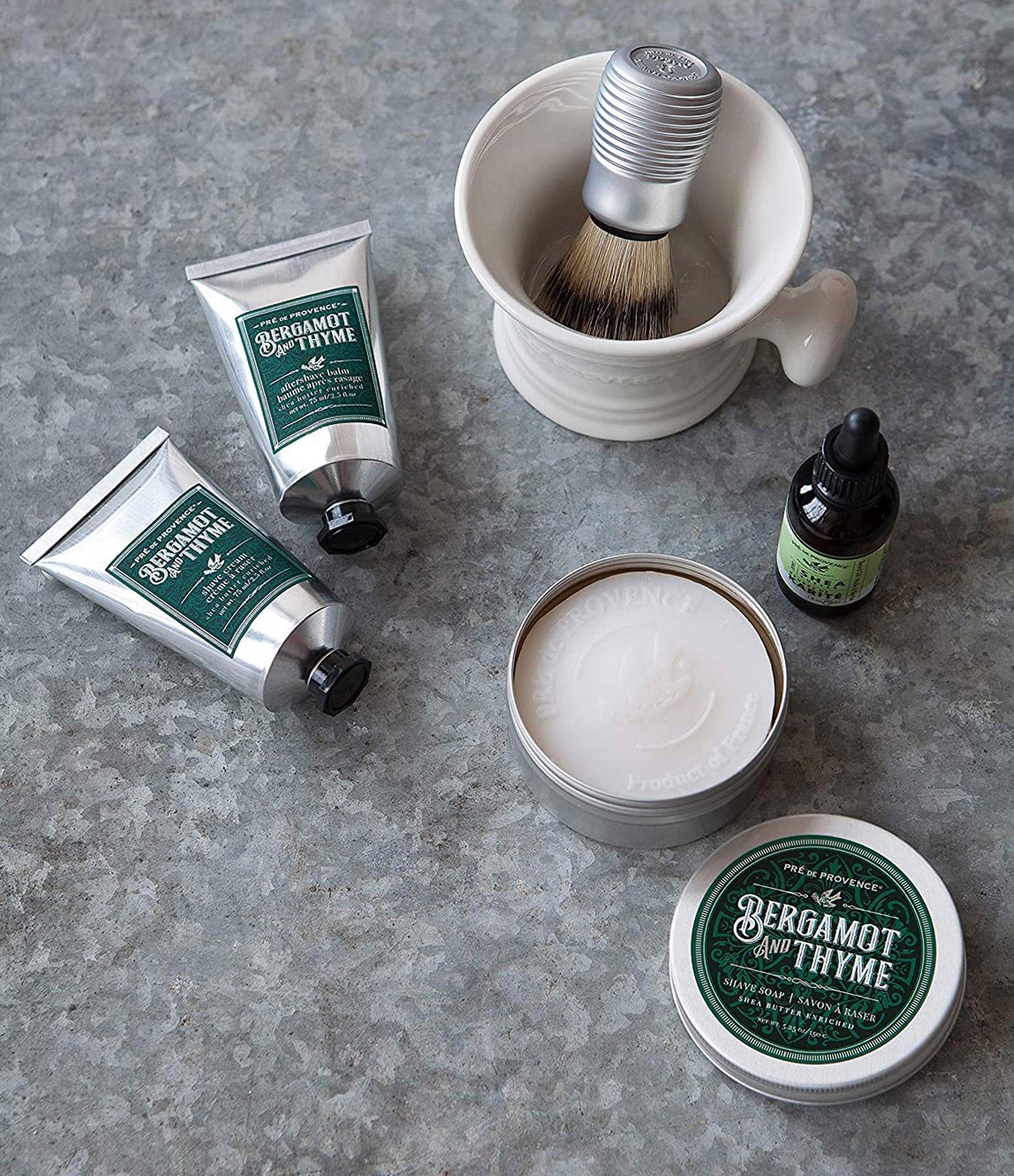 Pre de Provence Bergamot & Thyme Men's Fragrance Collection, Shave Cream, 75 ML Beauty & Personal Care Pre de Provence