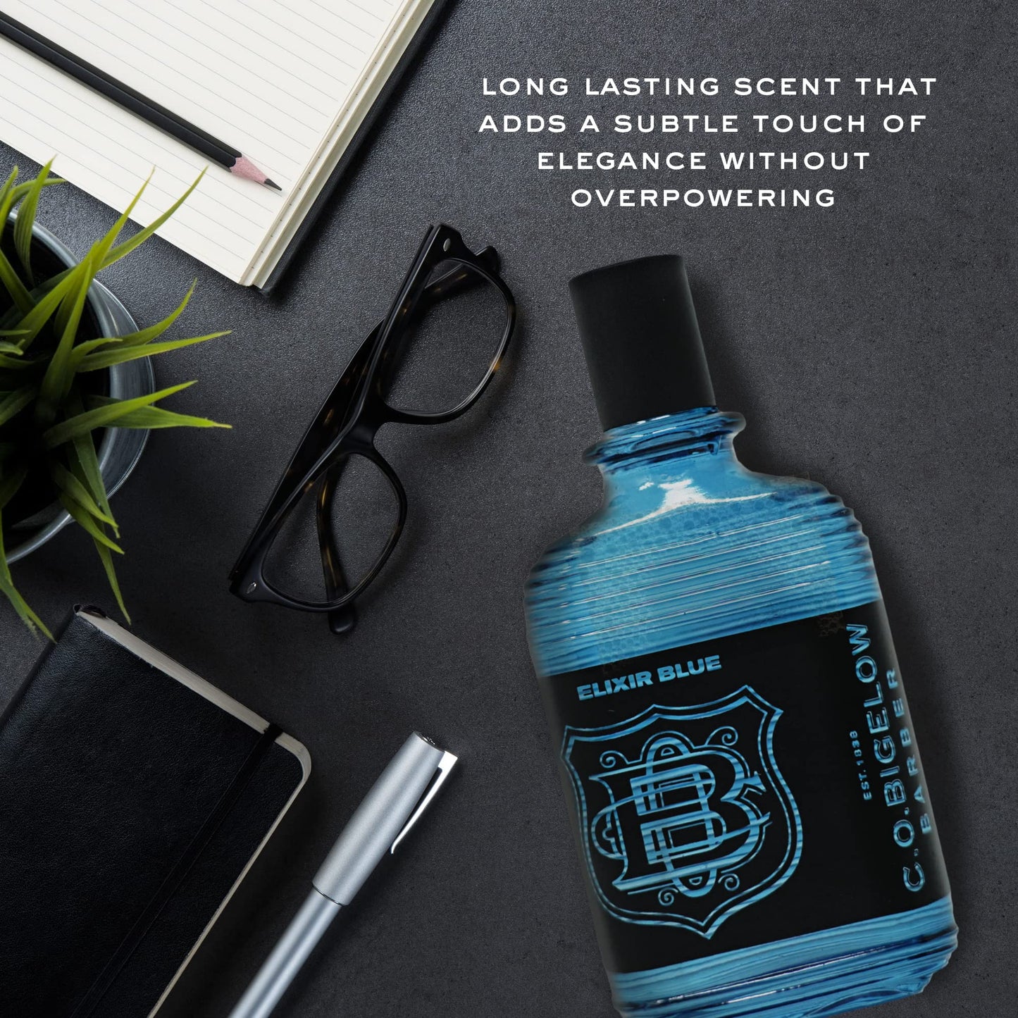C.O. Bigelow Elixir Blue Cologne for Men, Watery Marine Fragrance, Long Lasting Men's Cologne, Elixir Perfume for Men, 2.5 Fl Oz Beauty & Personal Care C. O. Bigelow
