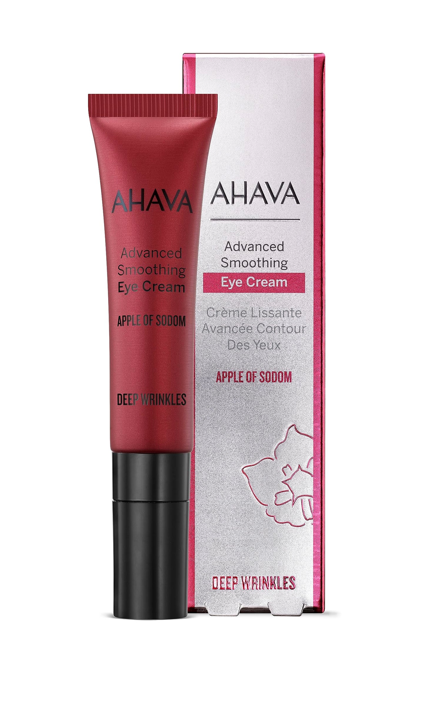 AHAVA Apple of Sodom Advanced Smoothing Eye Cream - Help Recontour & Replump Skin Delicacy and Smoothes Deep Wrinkles around Eyes, Plump-up Eye Beauty & Personal Care AHAVA