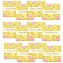 Greenwich Bay Mini Botanical Soap Bars - 12 Pack 1.9 oz Each - Individually Wrapped Guest Soaps for Airbnb, Spa, Travel, Bath - Travel Size Bar Soap Beauty & Personal Care Greenwich Bay Trading Company