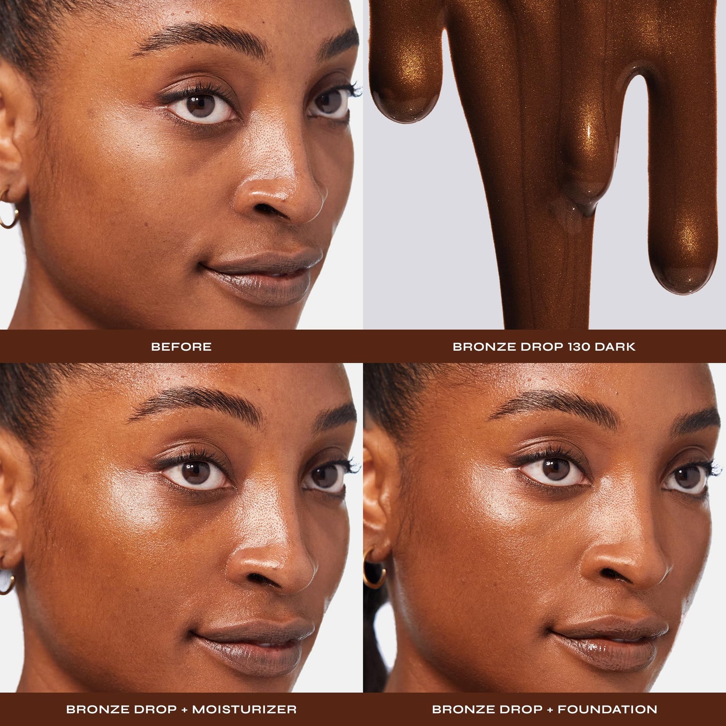 Milani Bronzer- Sun Kiss Bronzing Drops, Conceal + Perfect Liquid Bronzer for Sheer, Weightless Coverage & Hydration enriched with Peptides Beauty & Personal Care Milani