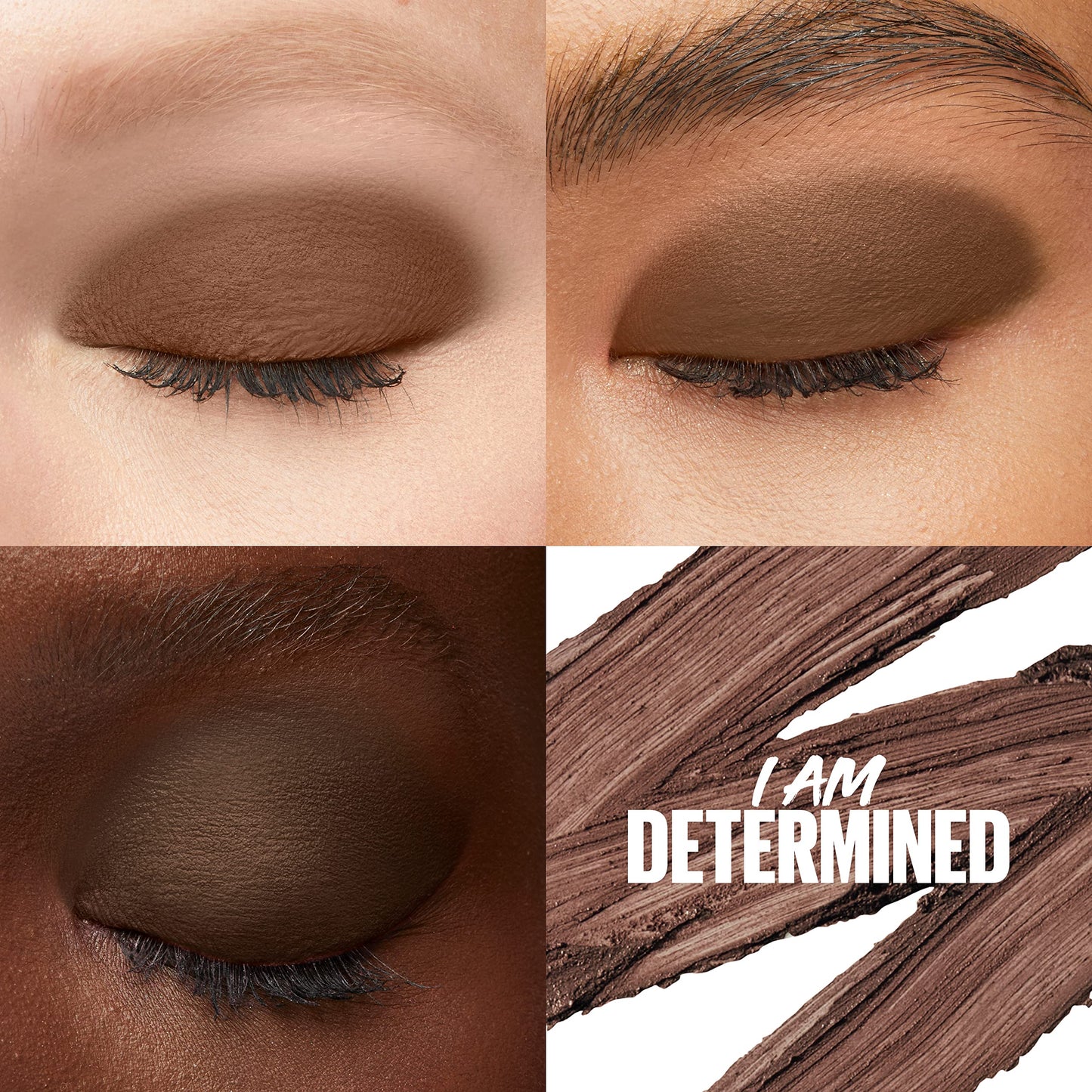 MAYBELLINE Color Tattoo Longwear Multi-Use Eye Shadow Stix, Eye Makeup, I am Determined (Dark Brown Matte) Beauty & Personal Care MAYBELLINE