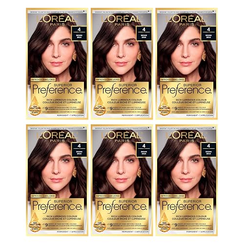 L’Oreal ParisSuperior Preference - 4 Dark Brown 1 Each (Pack of 6) Beauty & Personal Care L'Oreal Paris