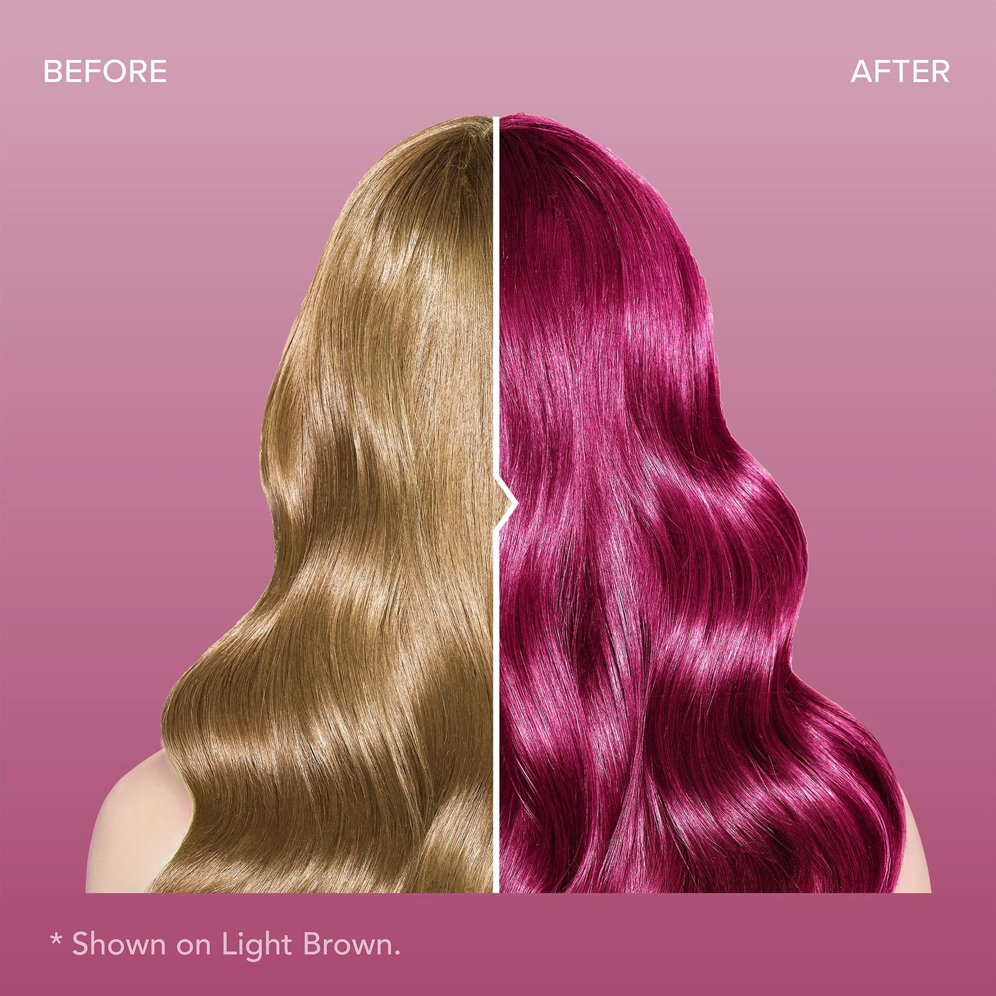 Splat Midnight Magenta Semi Permanent Hair Dye Kit, 1 Application, Includes Deep Reconstructor Conditioner, Lasts 30 Washes, No Bleach Required, Vegan Beauty & Personal Care Splat
