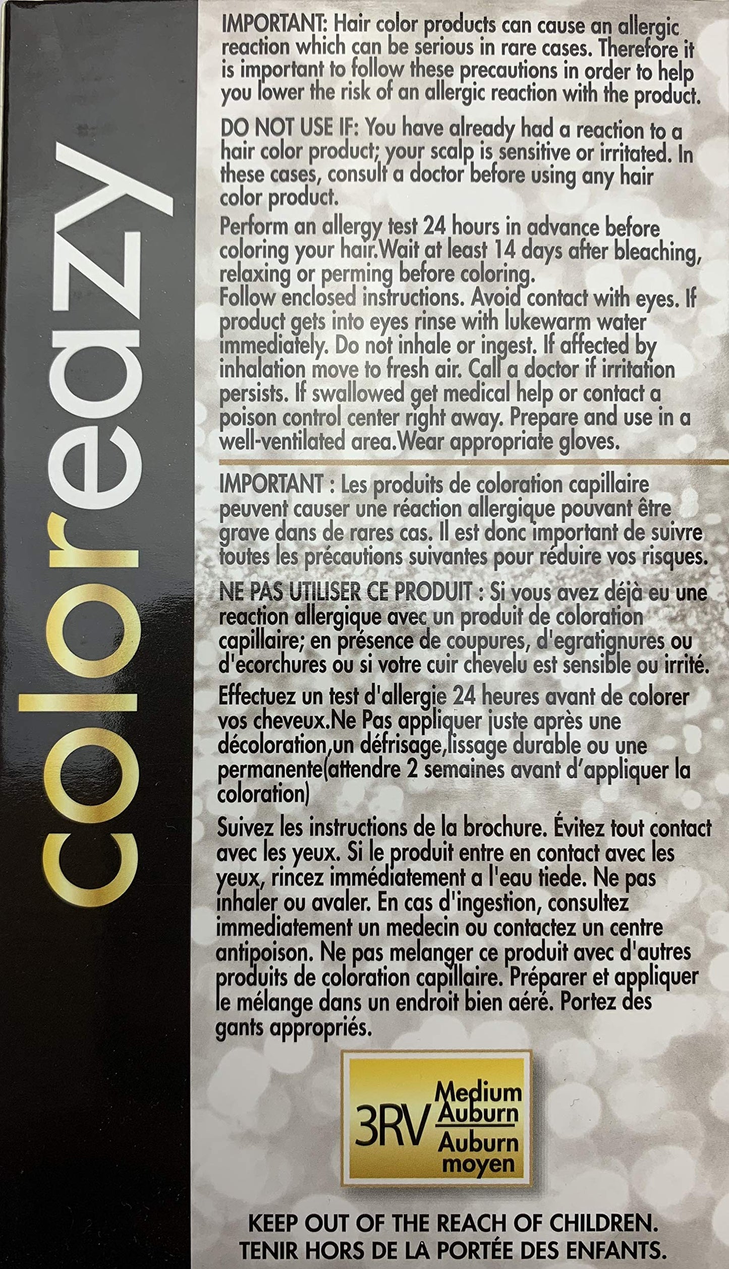 Color Eazy Permanent Cream Hair Color - Medium Auburn Beauty & Personal Care Coloreazy