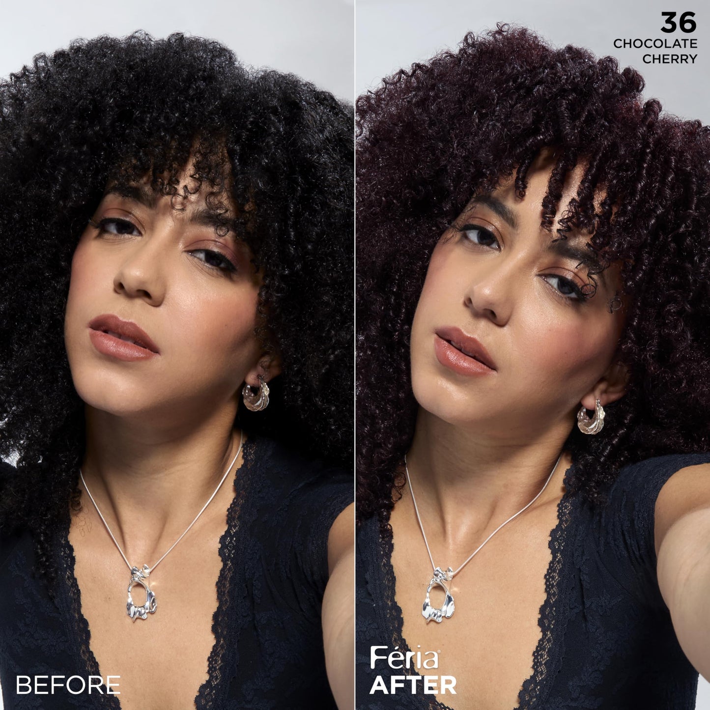 L'Oreal Feria Multi-Faceted Shimmering Colour, Warmer, 36 Deep Burgundy Brown, 1 ea (Pack of 4) Beauty & Personal Care L'Oreal Paris