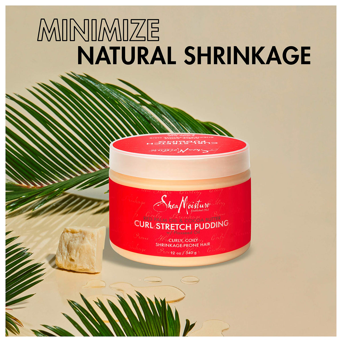 Sheamoisture Curl Stretch Pudding for Curls Red Palm Oil and Cocoa Butter with Shea Butter 11.5 oz Beauty & Personal Care SheaMoisture