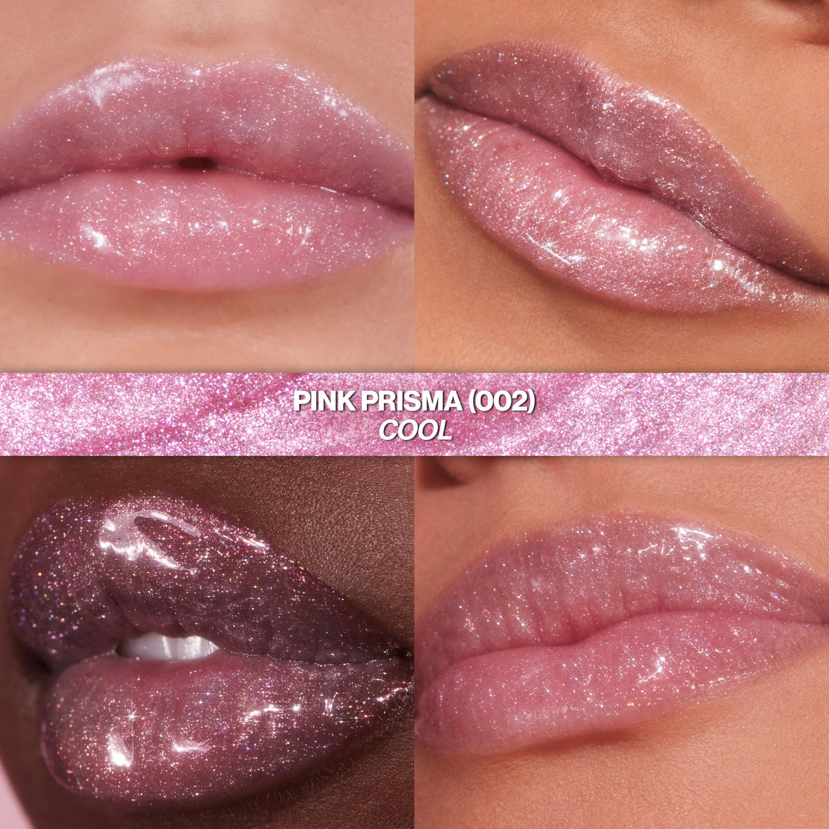 Revlon Super Lustrous Glimmer Gloss, Non-Sticky Lip Gloss, High-Shine Finish, Plant-Based Glitter, 002 Pink Prisma, 0.13 fl oz Beauty & Personal Care REVLON