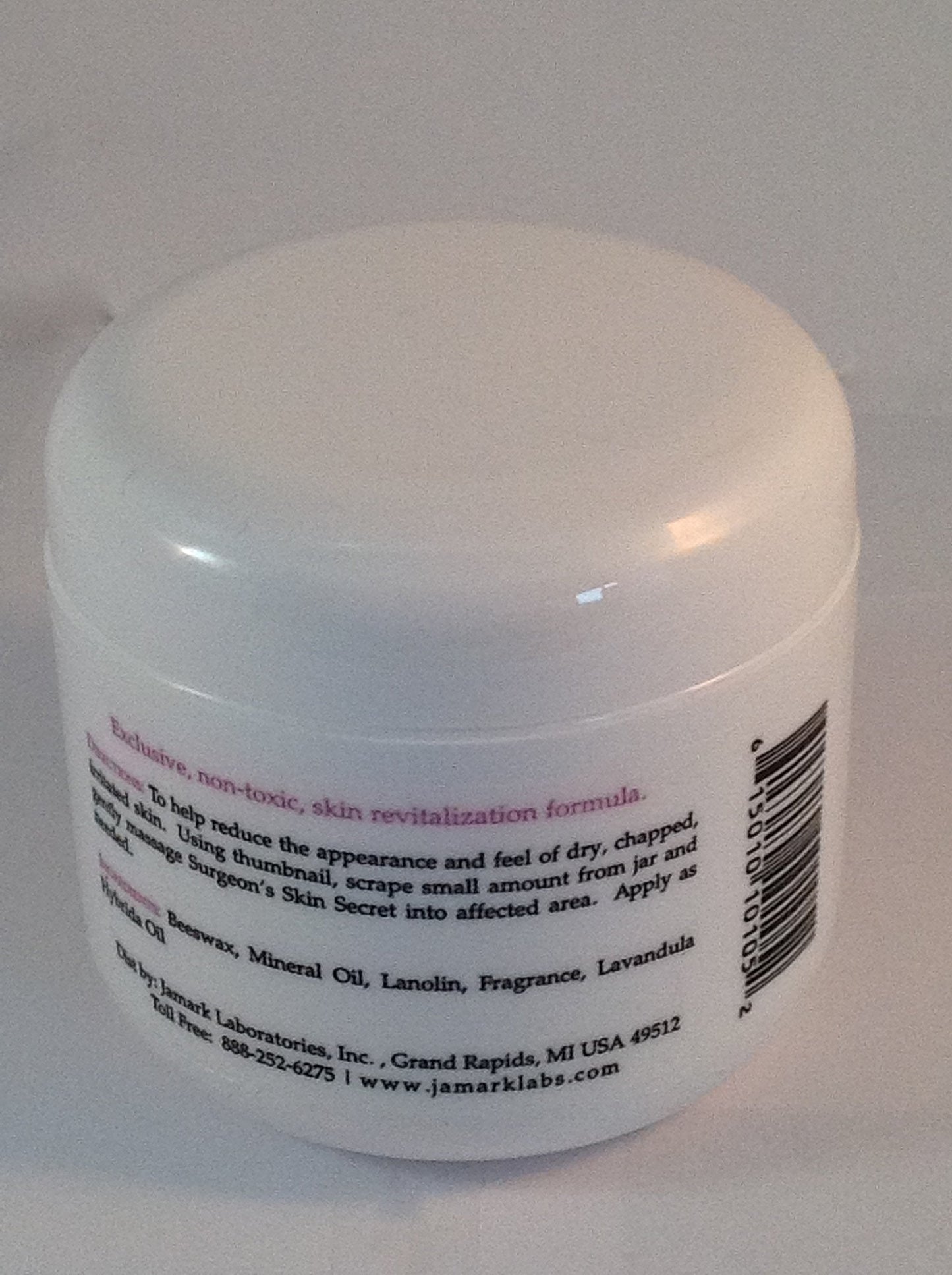 Surgeon's Skin Secret Beeswax Moisturizer 4oz. Jar - Lavender Beauty & Personal Care Surgeon's Skin Secret