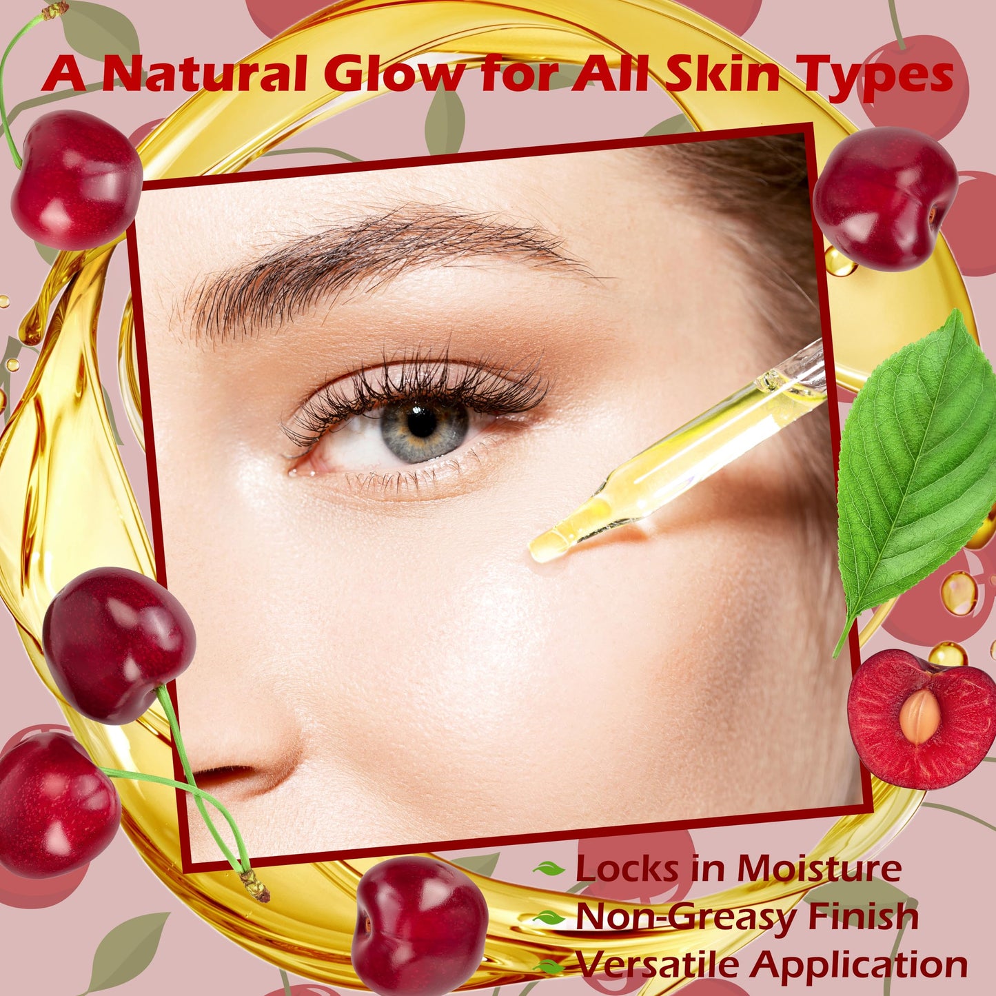 Plant Guru Cherry Kernel Oil 8 fl. oz. Cold Pressed 100% Pure & Natural Carrier - Skin, Face, Body & Hair Growth Moisturizer. Great for DIY Creams Beauty & Personal Care Plant Guru