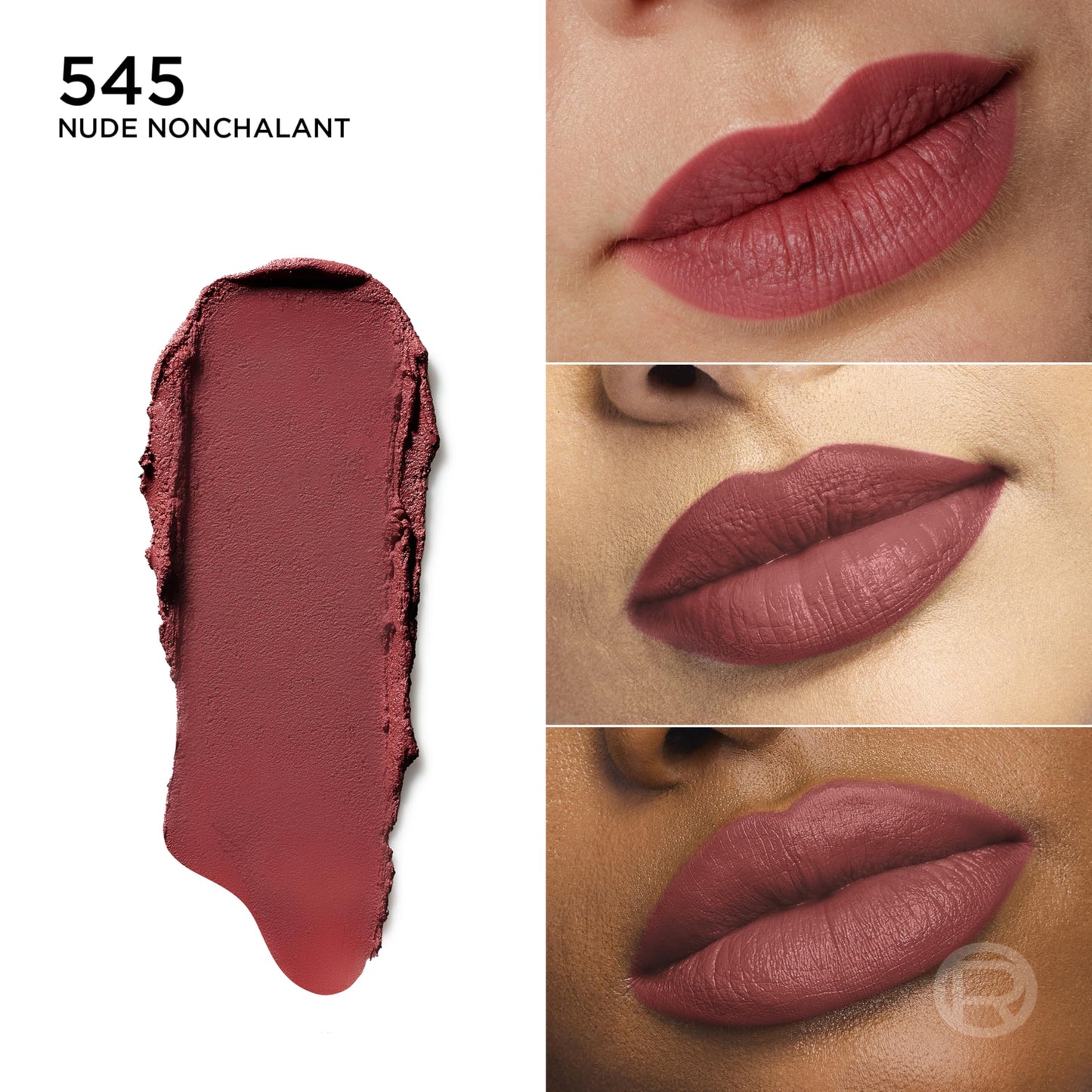 L'Oreal Paris Colour Riche Blurred Matte Lipstick for Moisturized Lips, Lip Makeup with Argan Oil and Vitamin E, Nude Nonchalant Beauty & Personal Care L'Oreal Paris