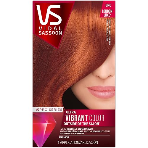 Vidal Sassoon Pro Series London Luxe Hair 6RC Bold Copper Citrine Kit Beauty & Personal Care Vidal Sassoon