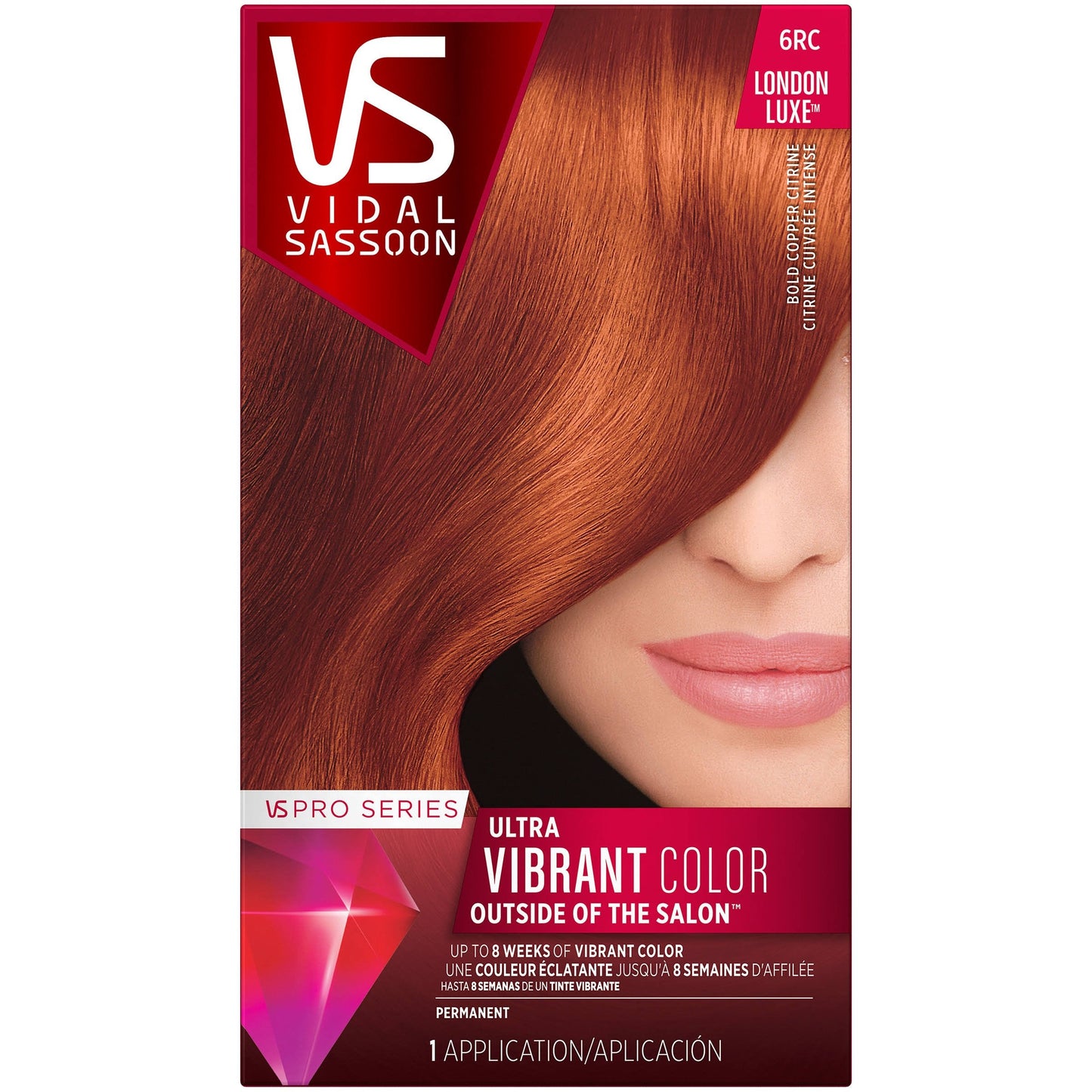Vidal Sassoon Pro Series London Luxe Hair 6RC Bold Copper Citrine Kit Beauty & Personal Care Vidal Sassoon