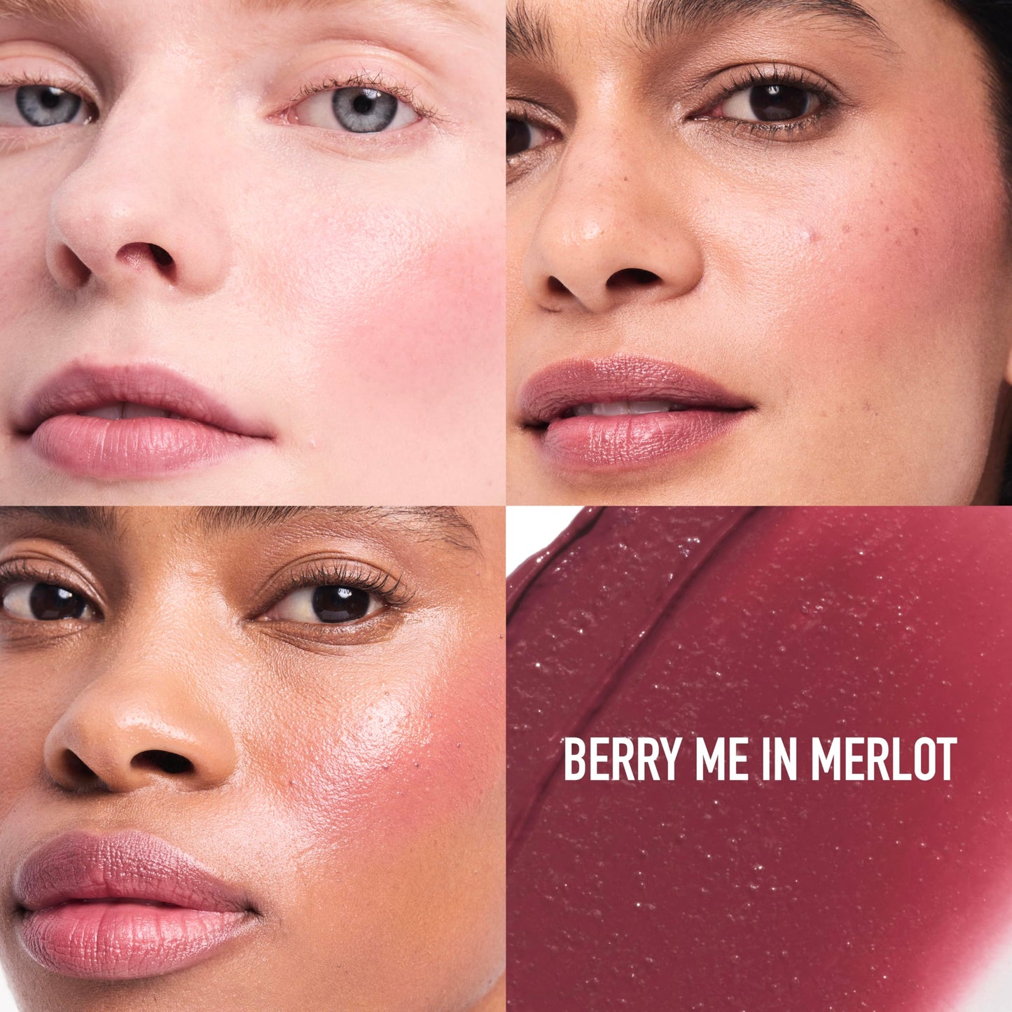 bareMinerals Gen Nude Dew in One Cheek & Lip Stick - Berry Me in Merlot Beauty & Personal Care bareMinerals
