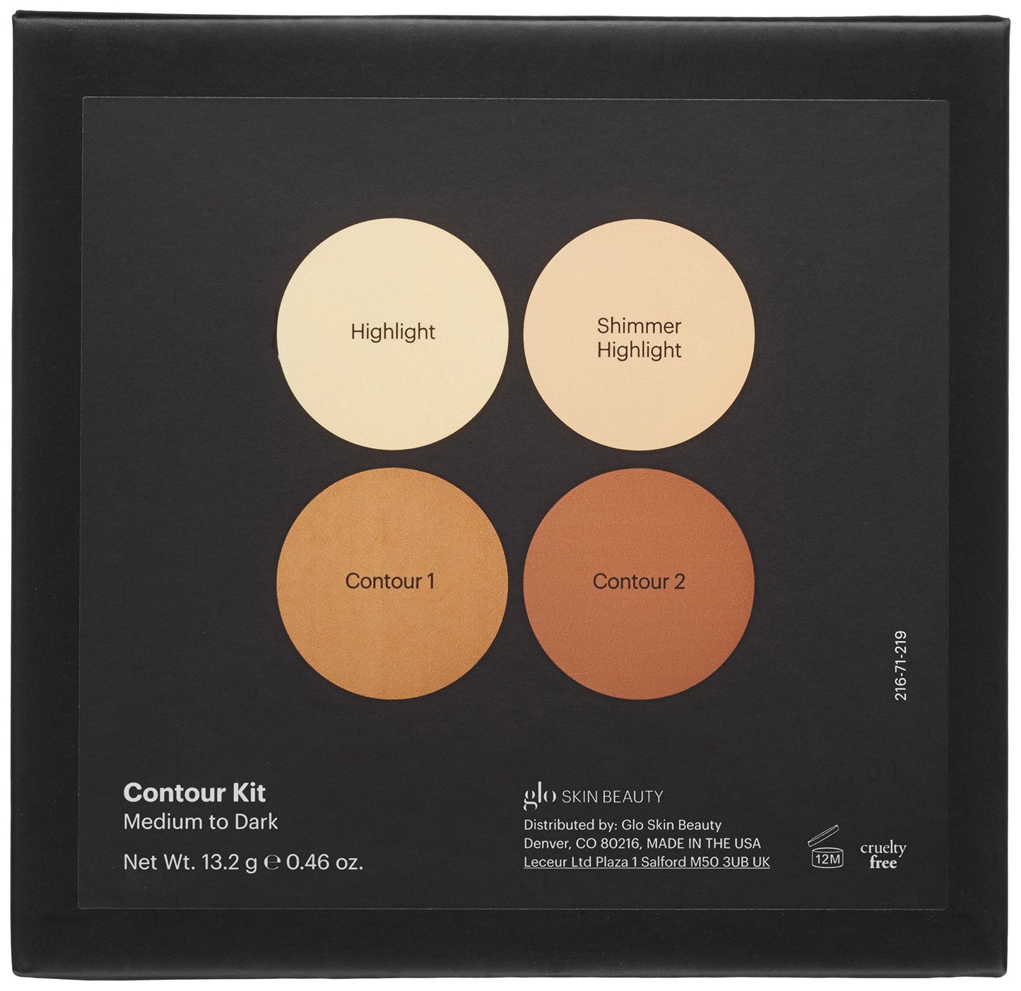 Glo Skin Beauty Contour Kit | Illuminate and Brighten, Blendable and Buildable Contouring Palette, (Dark) Beauty & Personal Care Glo Skin Beauty