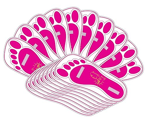 120Pairs(240Feets) Disposable Stick Spray Tanning Feet Pads Perfect for preventing spray tan solution,Deluxe & Hygienic Spray Tan Feet Pads-Ideal Beauty & Personal Care HeeStar