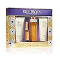 Elizabeth Taylor White Diamonds 4-Piece Set for Women (3.3 Oz Eau De Toilette Spray, 0.33 Oz Eau De Toilette, Body Lotion, Body Wash) Beauty & Personal Care Elizabeth Taylor