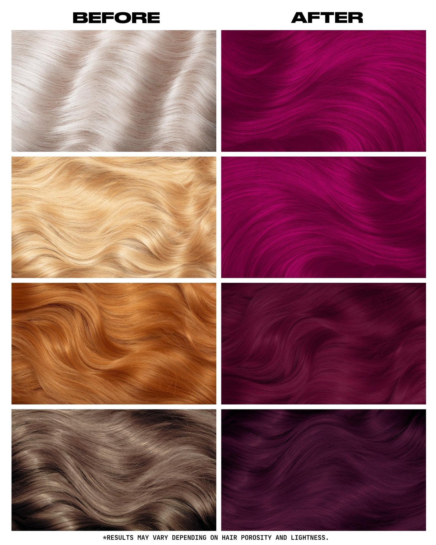 Lunar Tides Semi-Permanent Hair Color (43 colors) (Fuchsia, 8 fl. oz.) Beauty & Personal Care Lunar Tides